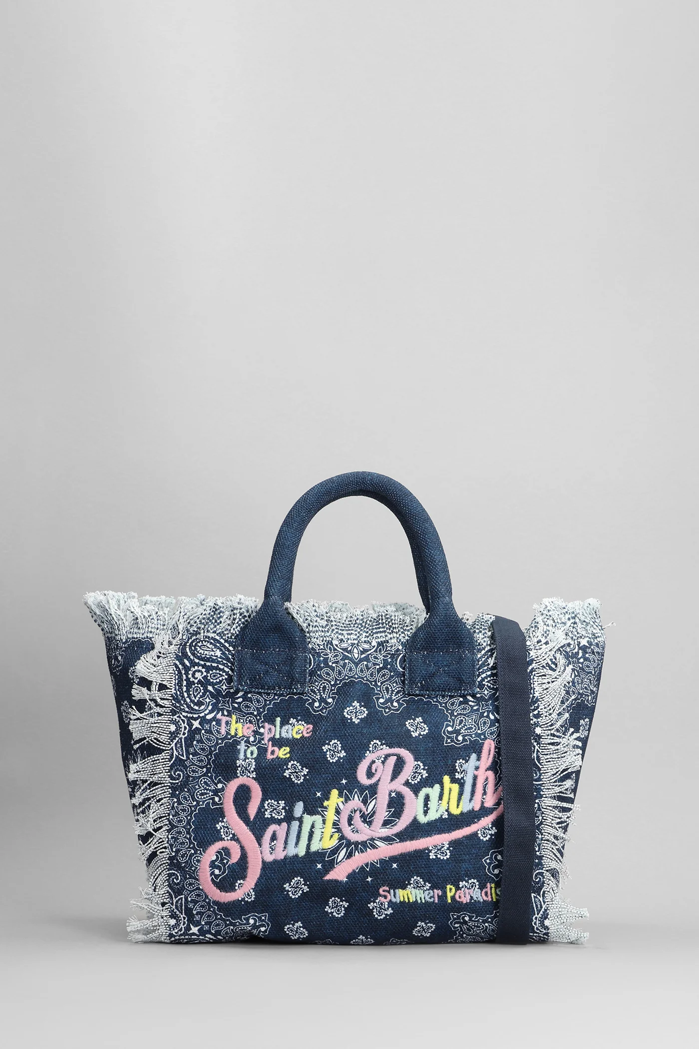 Colette Tote in blue cotton