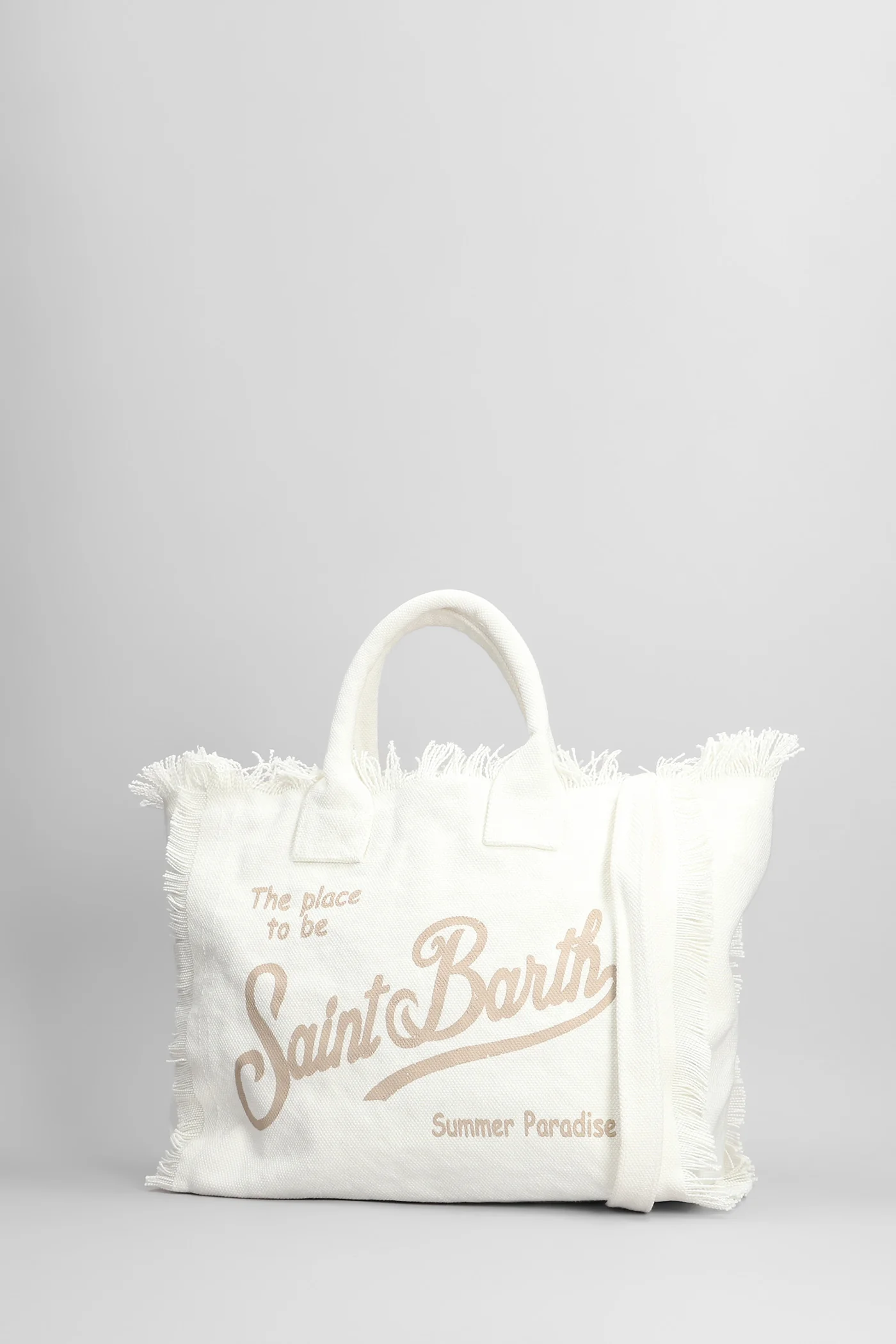 Colette Tote in white cotton - Image 2