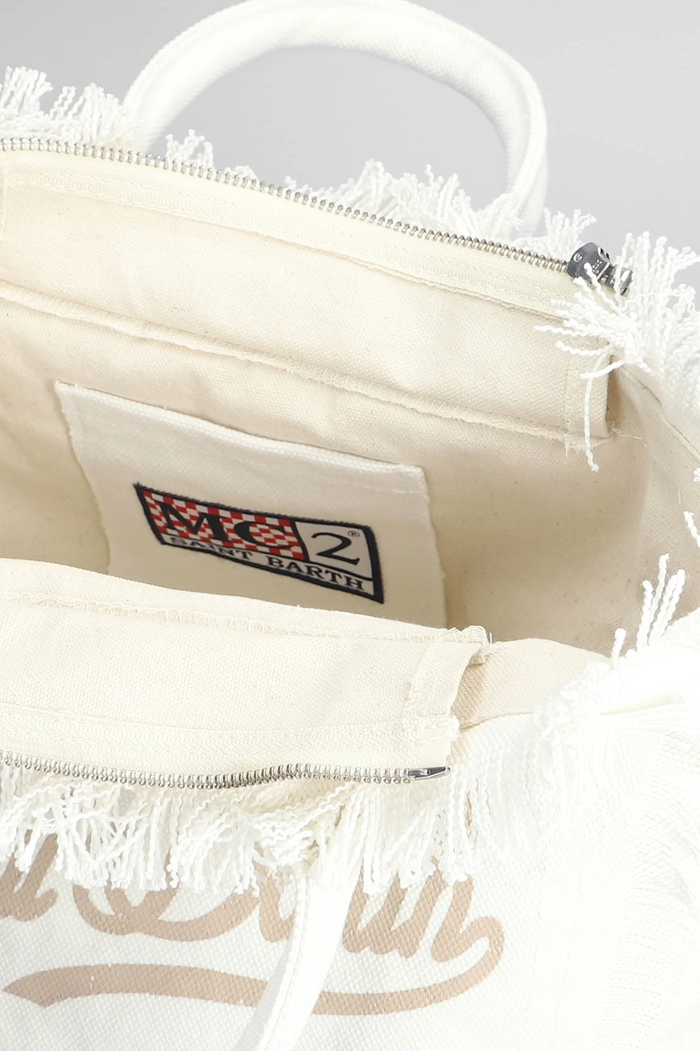 Colette Tote in white cotton - Image 4