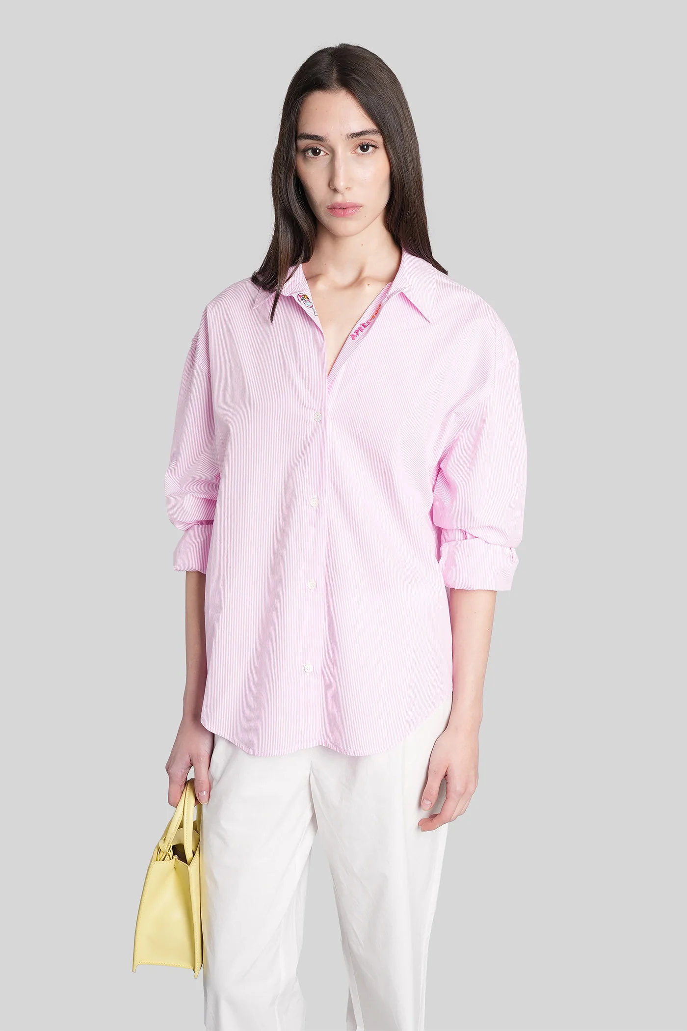 Cristal Shirt in white cotton - Image 2