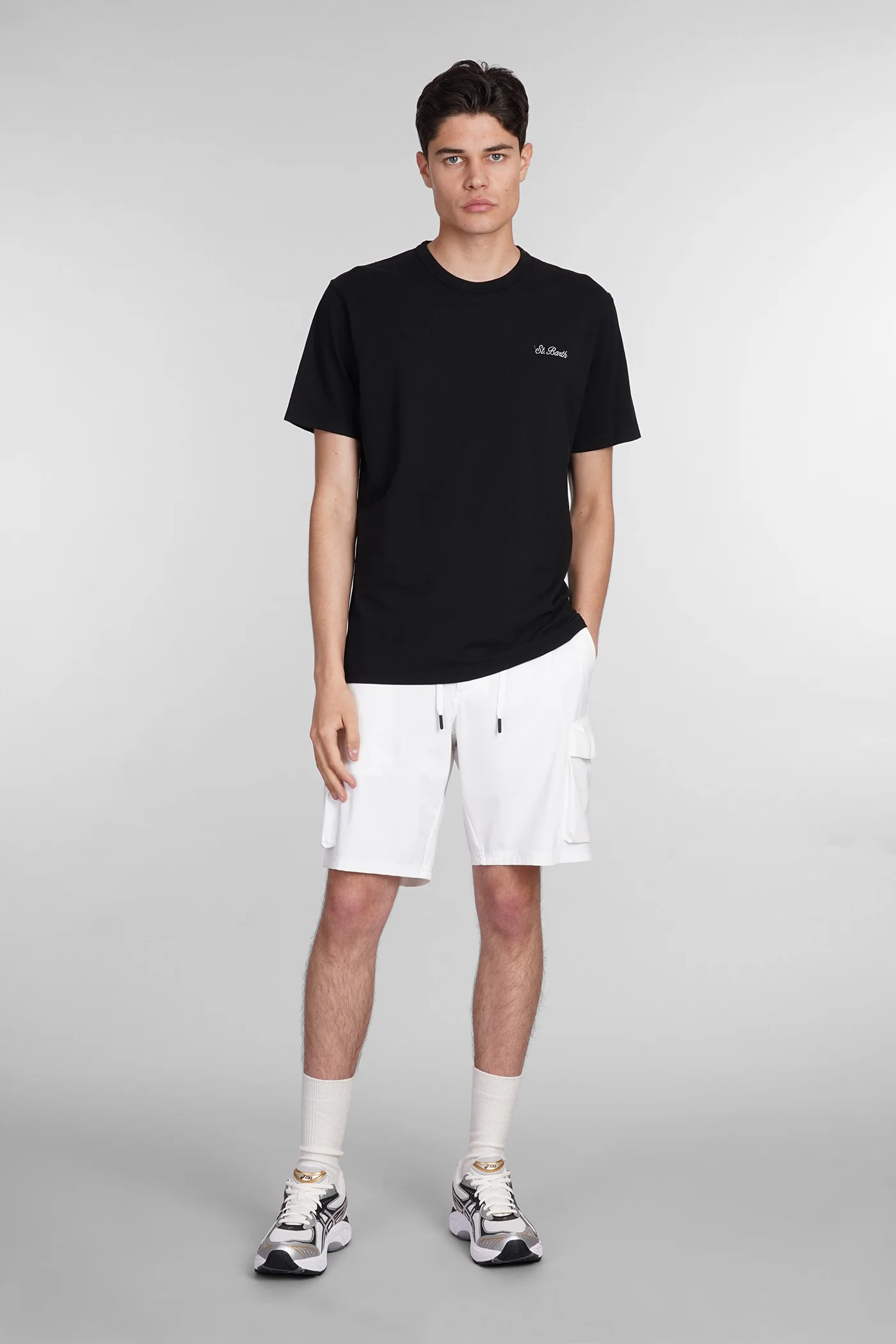 Deck Shorts in white polyamide - Image 2