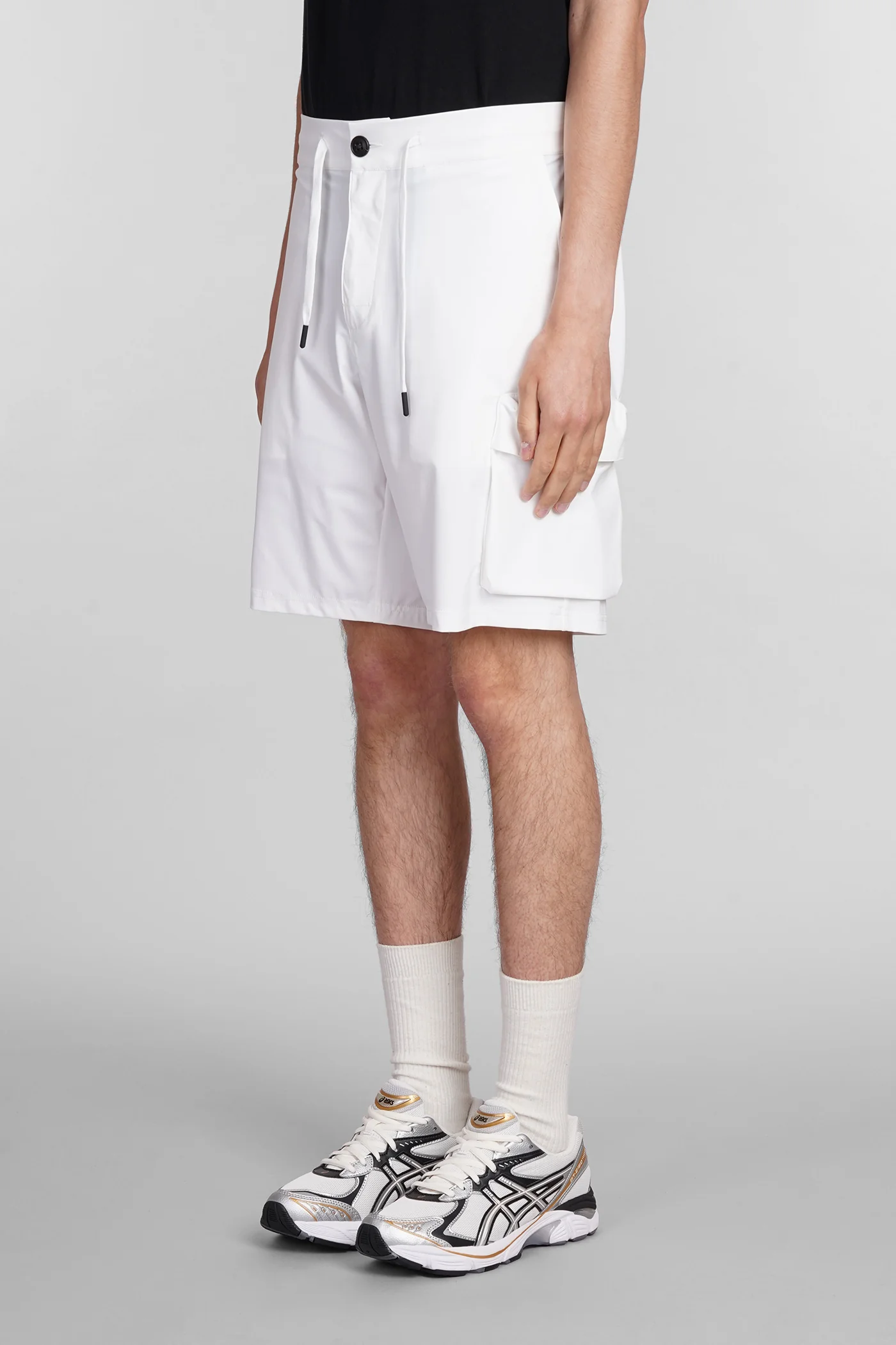 Deck Shorts in white polyamide - Image 4