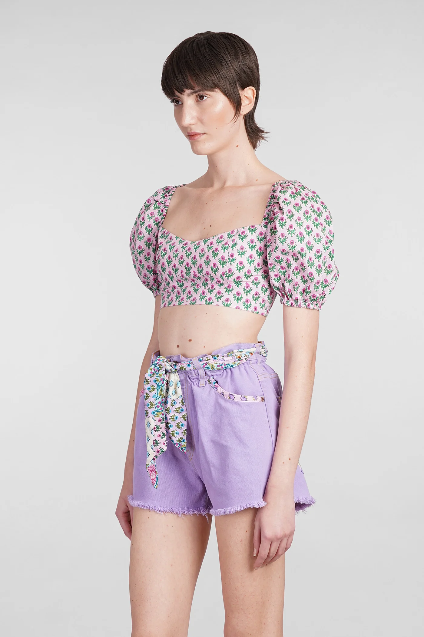 Delia Topwear in rose-pink cotton - Image 4