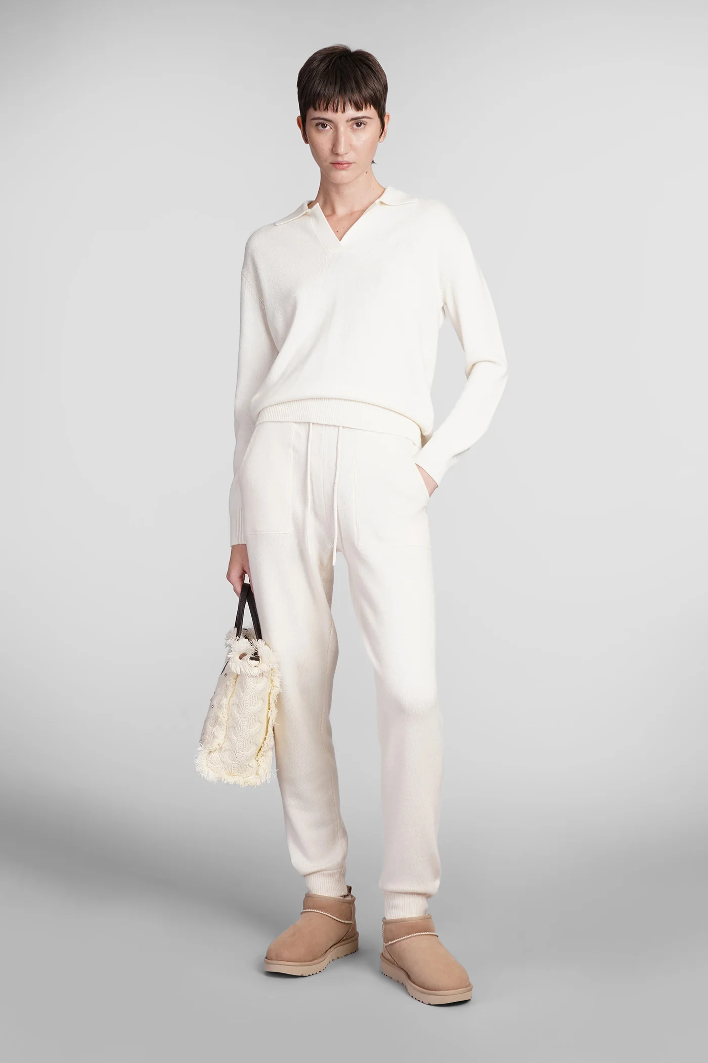 Eze Polo in beige wool - Image 2