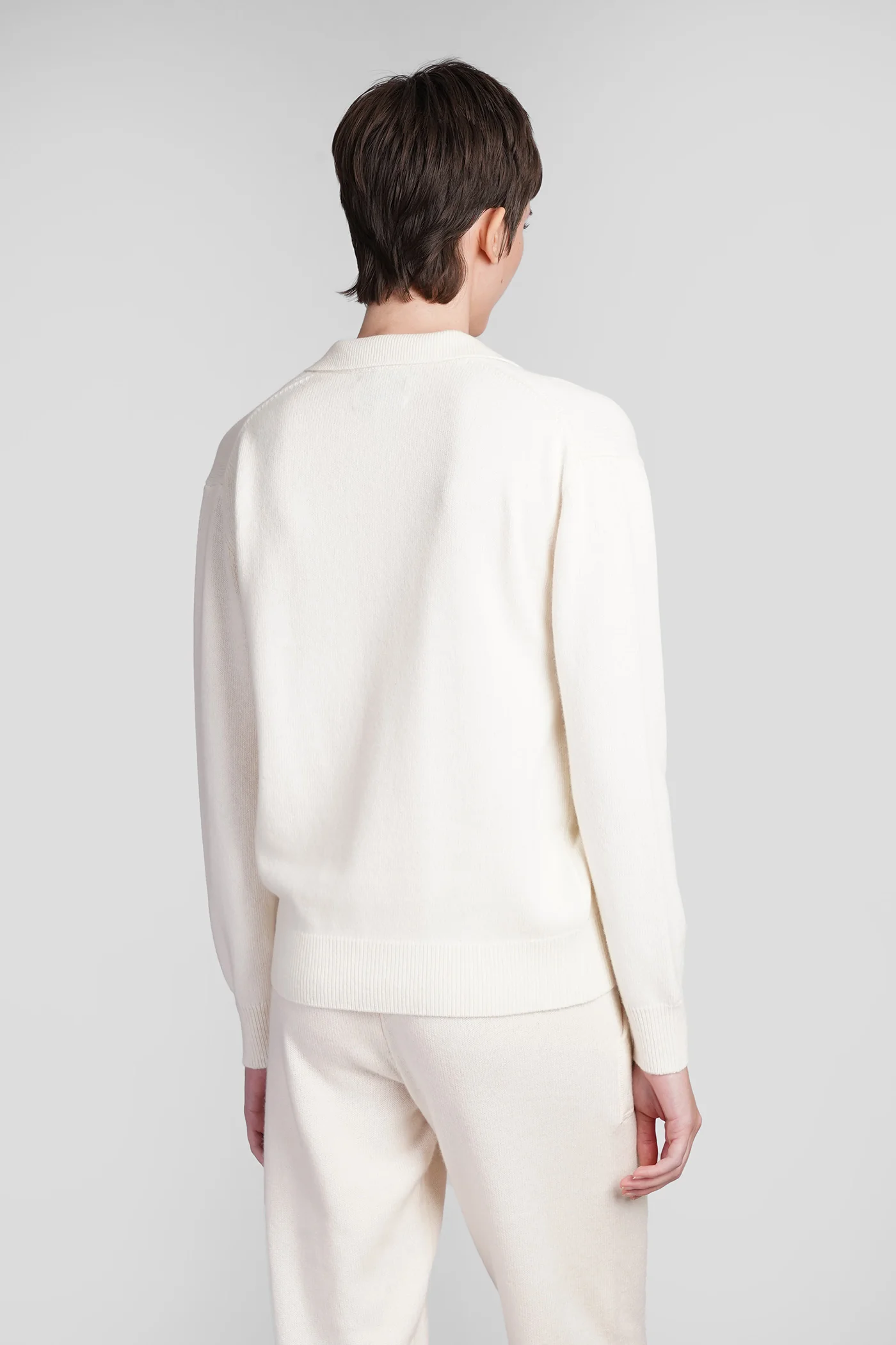 Eze Polo in beige wool - Image 3