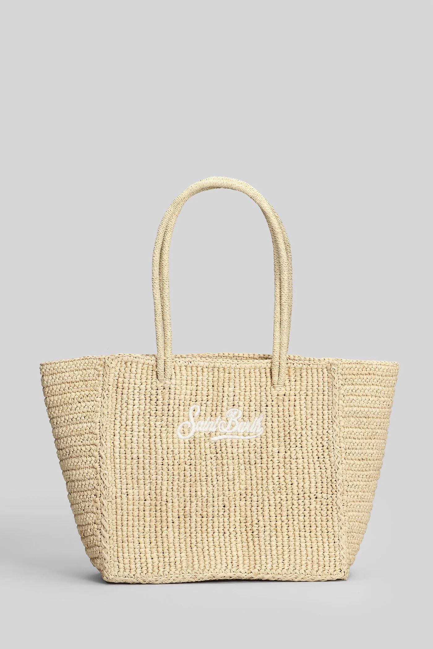 Handbag Raffia Hand bag in beige raffia