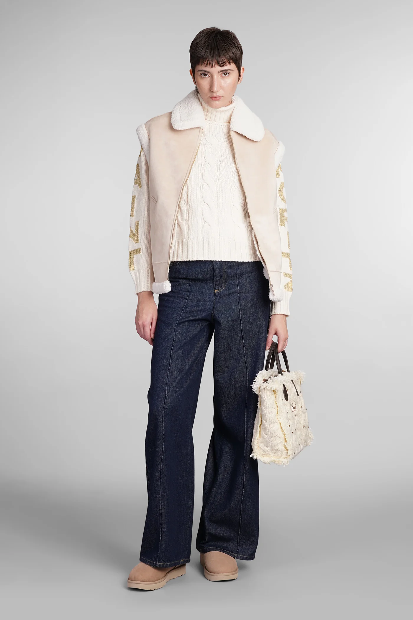 Hesketh Shearling in beige polyester - Image 2
