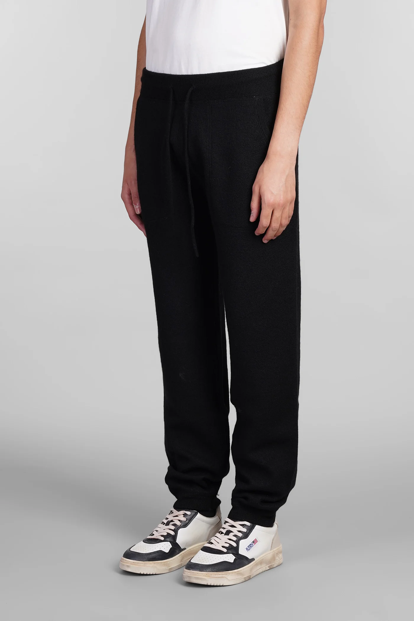 John Pants in black wool - Image 4