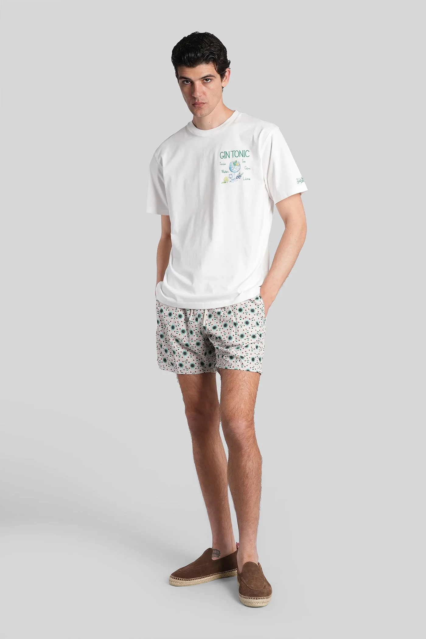 Lighting Micro Beachwear in beige polyamide - Image 2