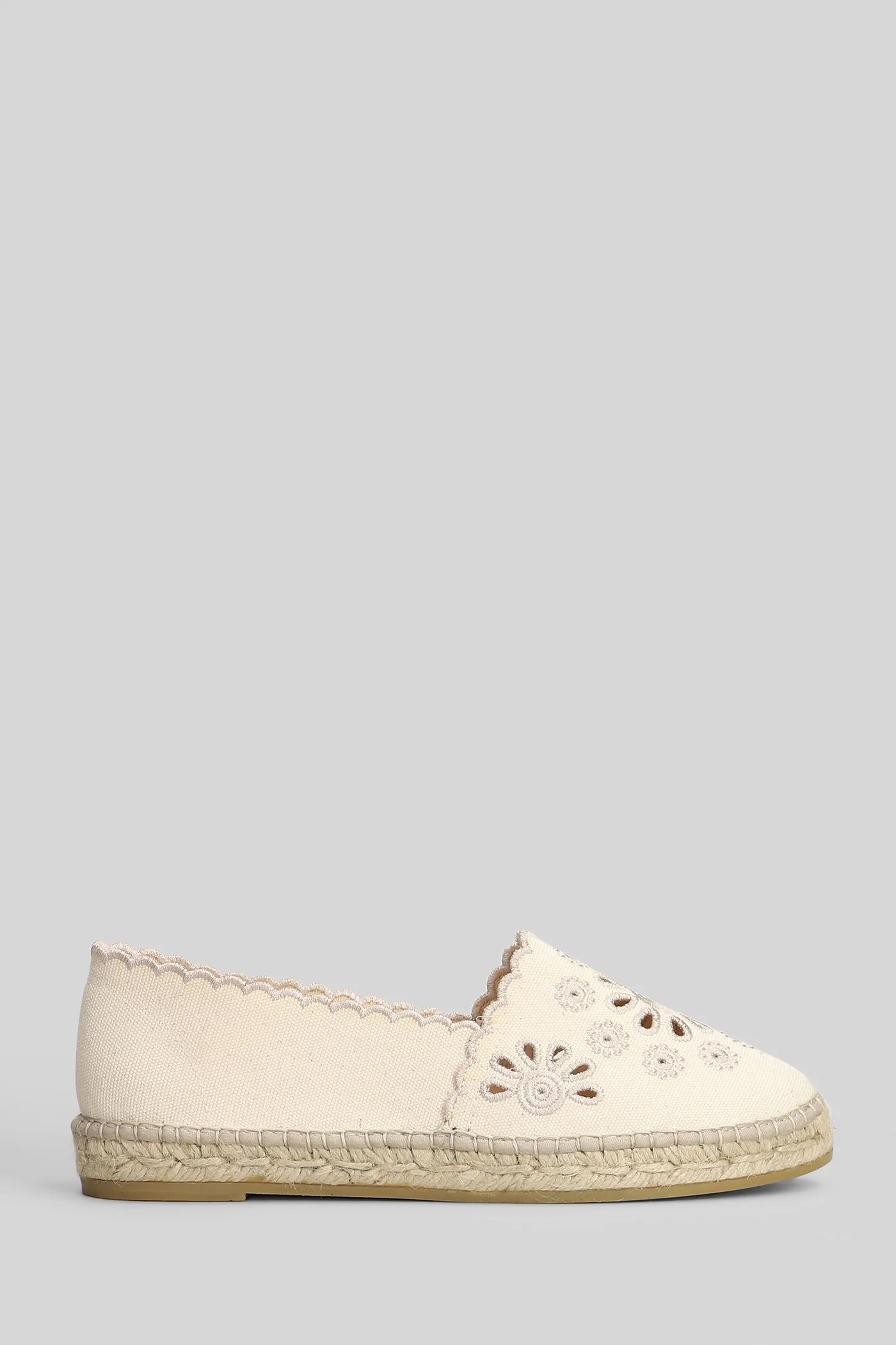 Morin Espadrilles in beige canvas