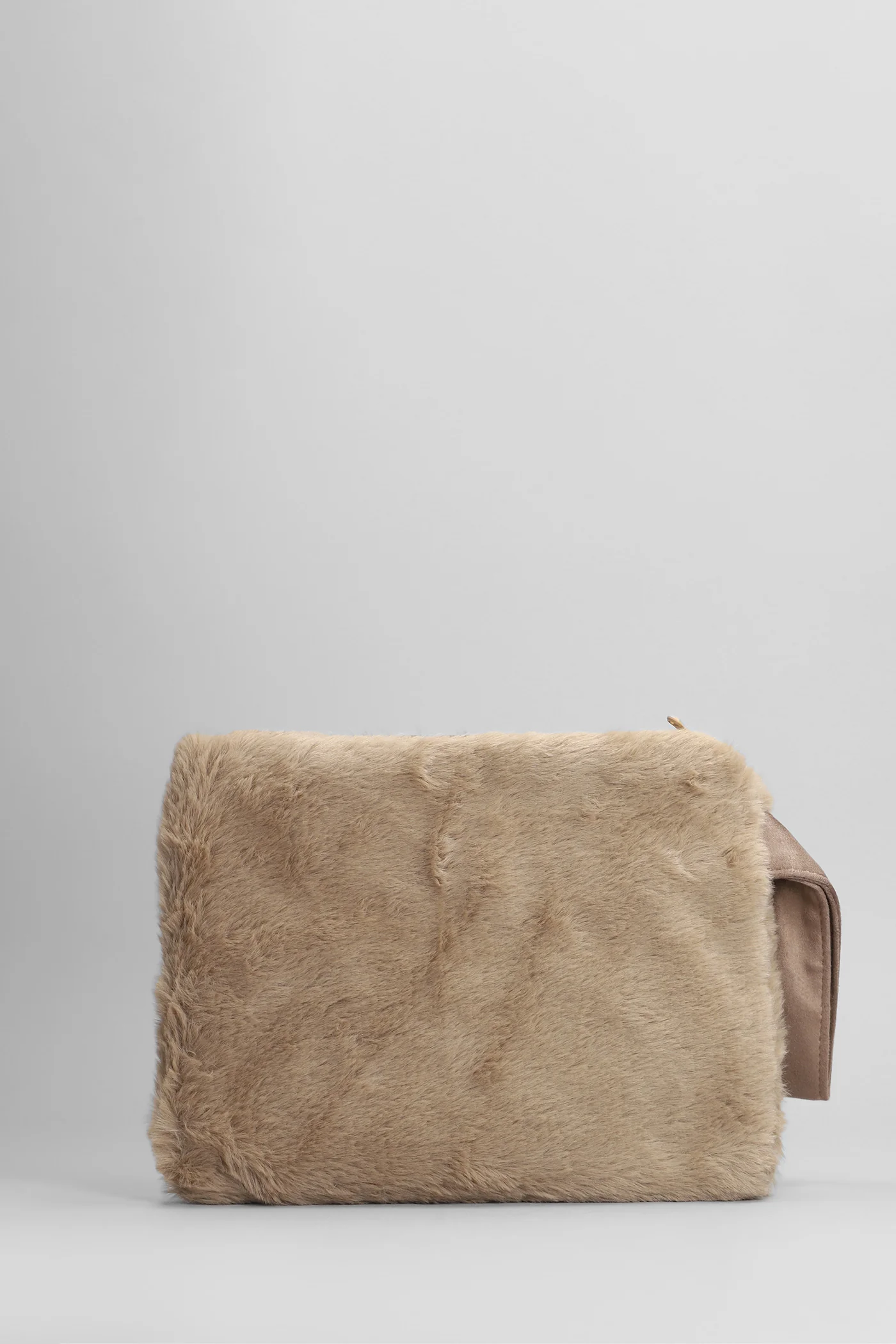 Pareasy Clutch in taupe polyester - Image 3
