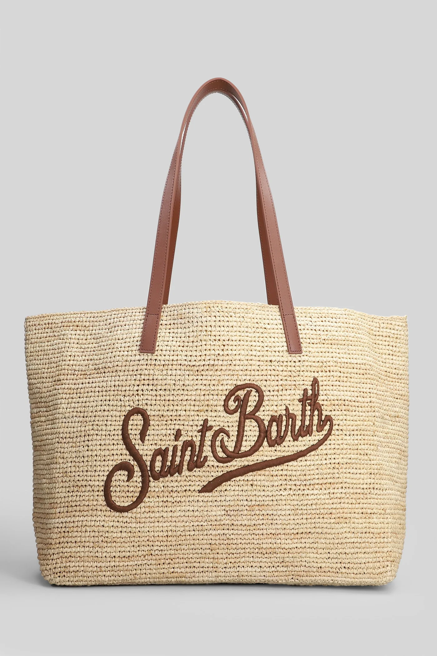 Raffia City Tote in beige raffia