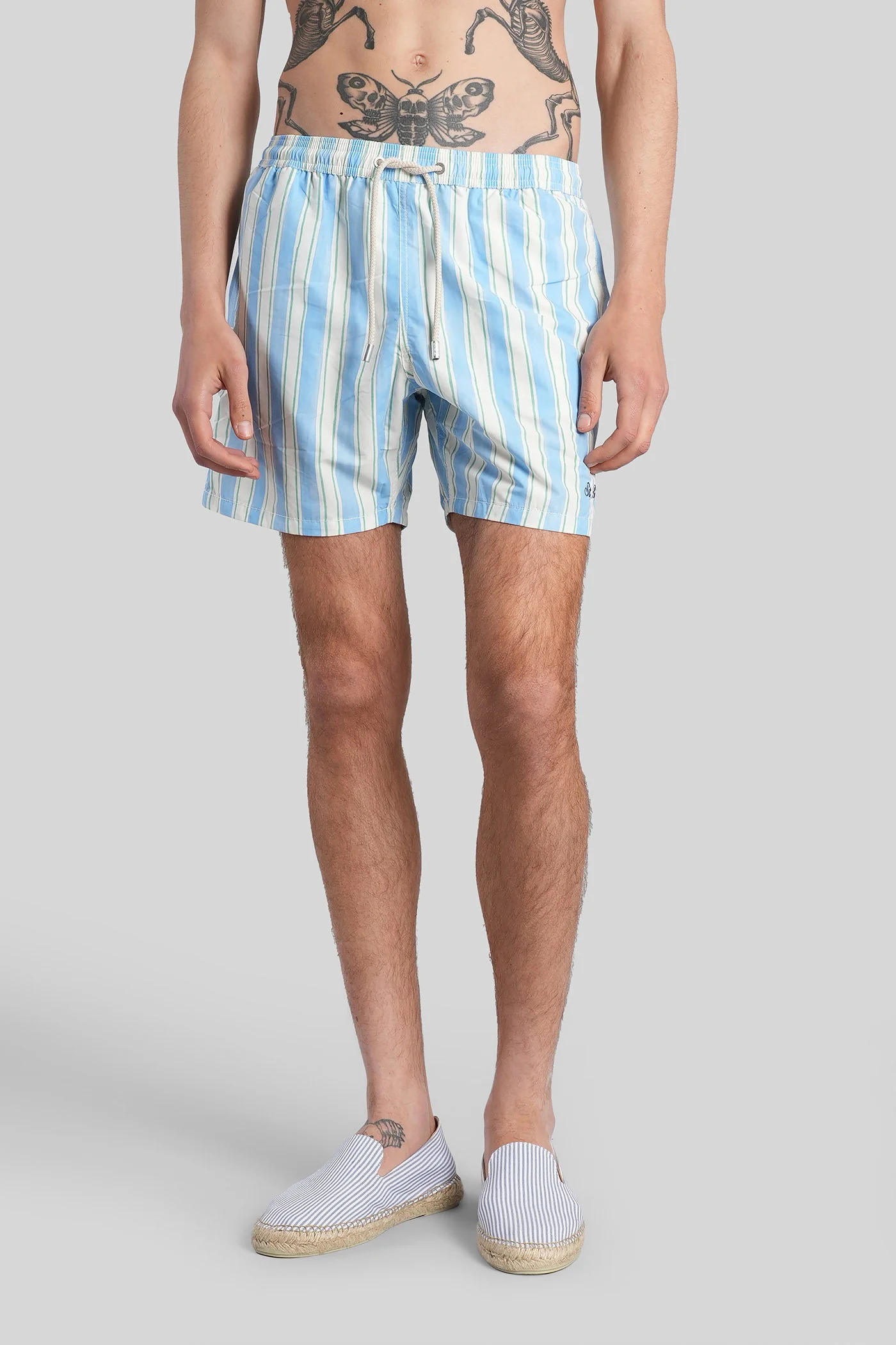 Syros Beachwear in white polyamide