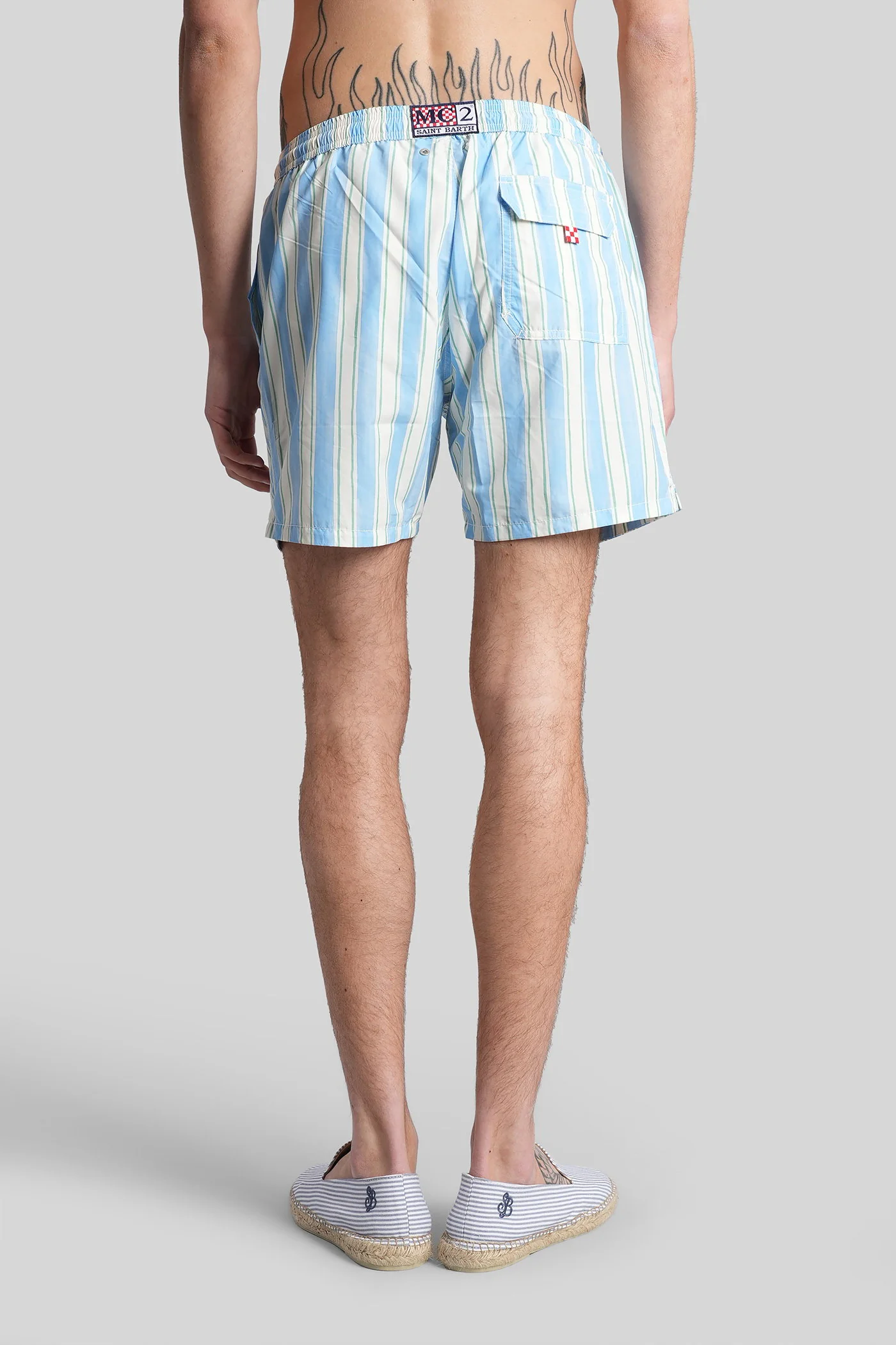 Syros Beachwear in white polyamide - Image 3