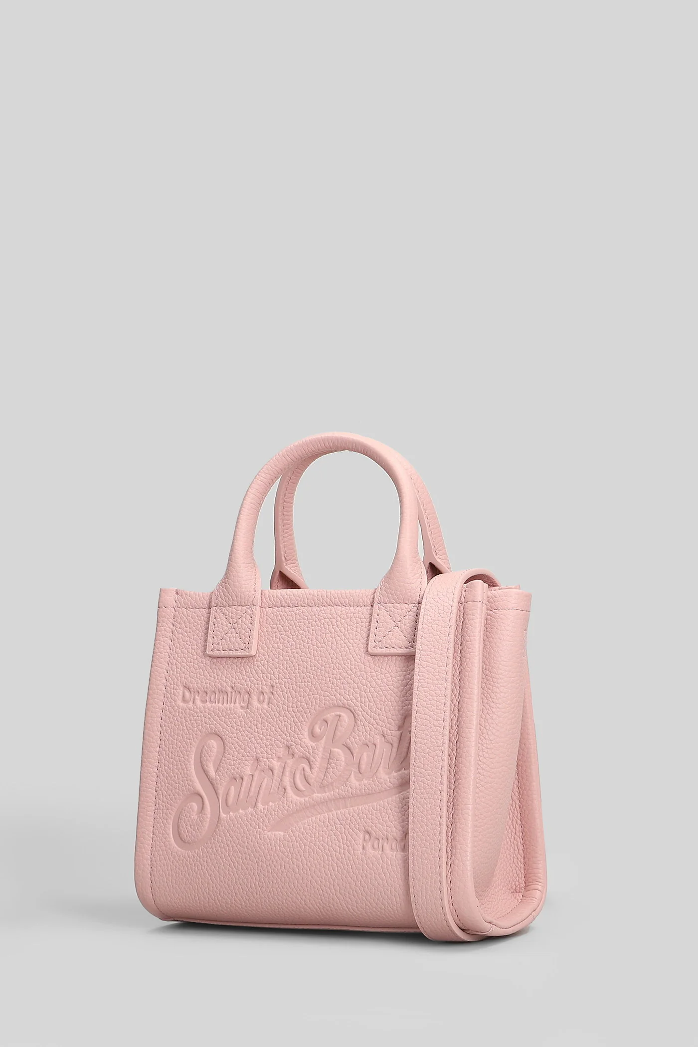 Vanity Bag Mini Shoulder bag in rose-pink leather - Image 2