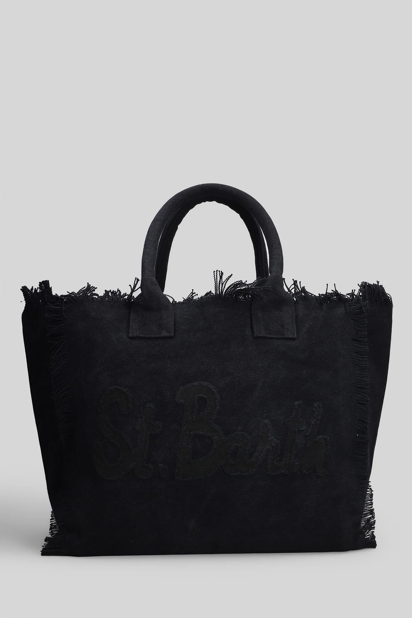 Vanity Patch Tote in black canvas - Image 3