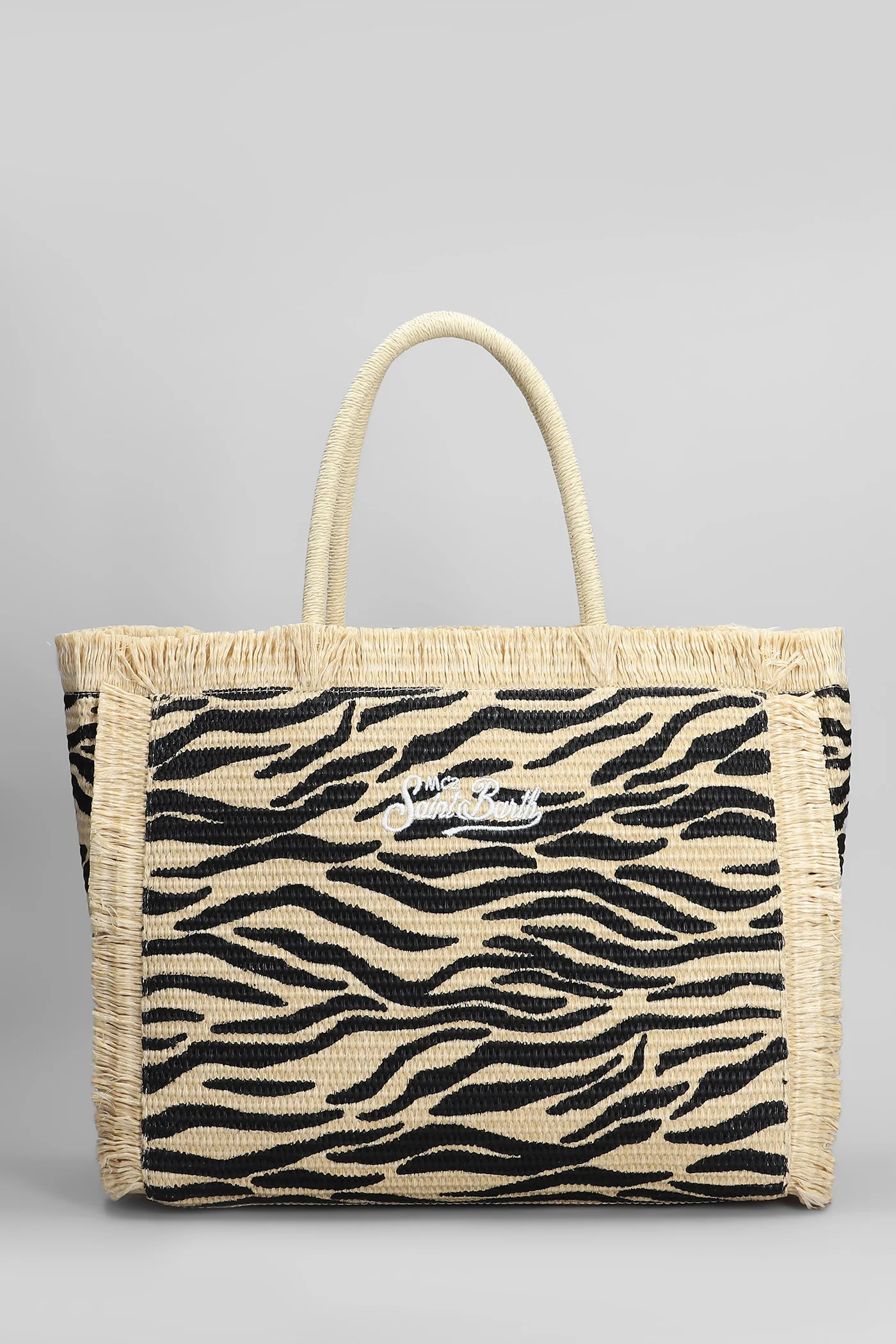 Vanity straw n Tote in beige Polypropylene - Image 3