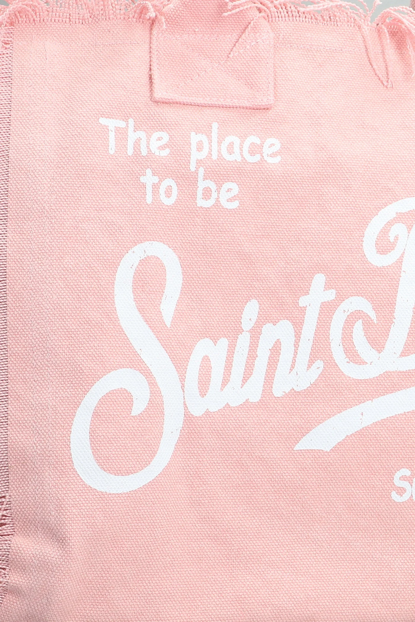 Vanity Tote in rose-pink canvas - Image 4