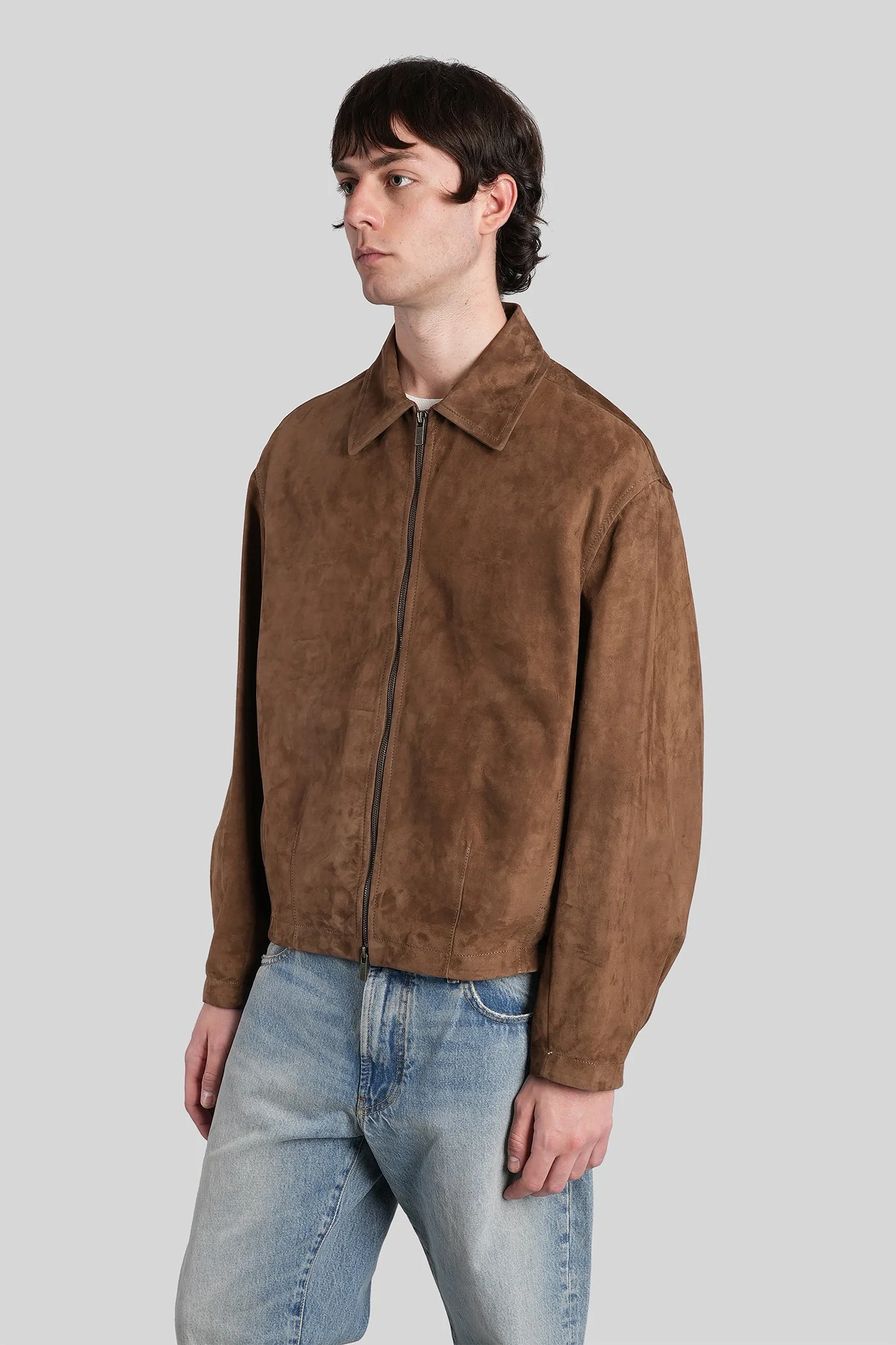 Leather jacket in Camel leather - Image 4