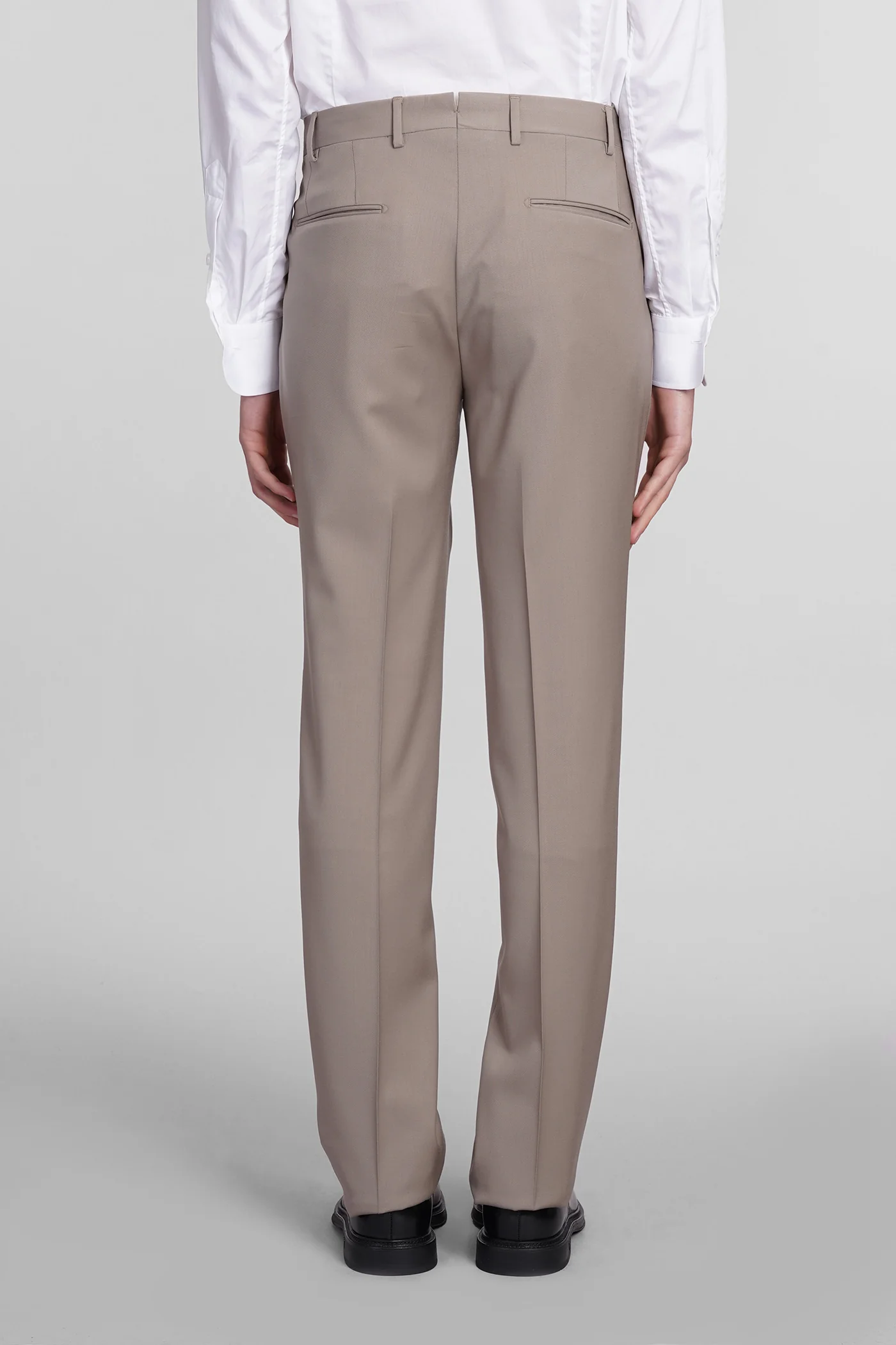 Suit in beige wool - Image 5