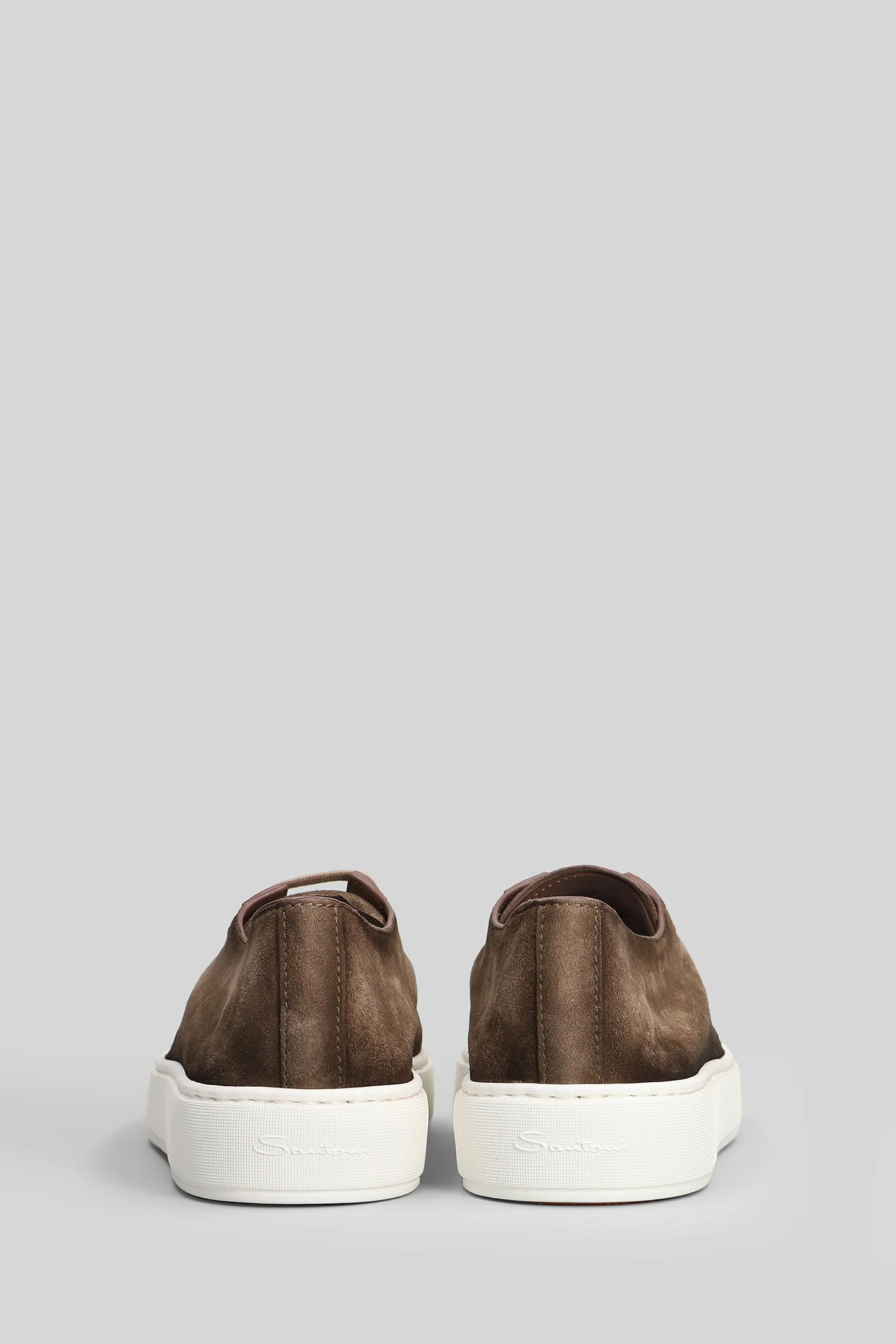 Damps Sneakers in brown suede - Image 4