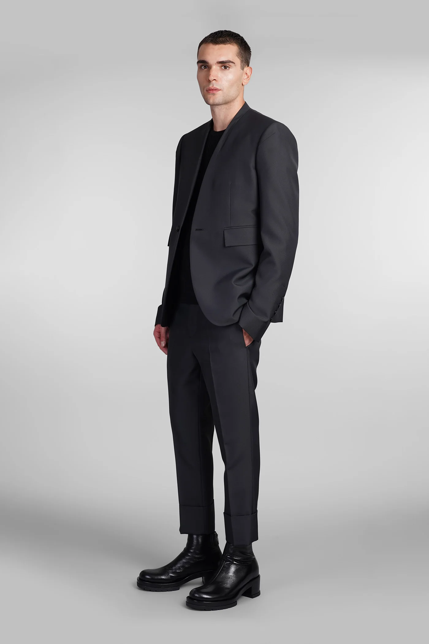 N7 Pants in black polyester - Image 2