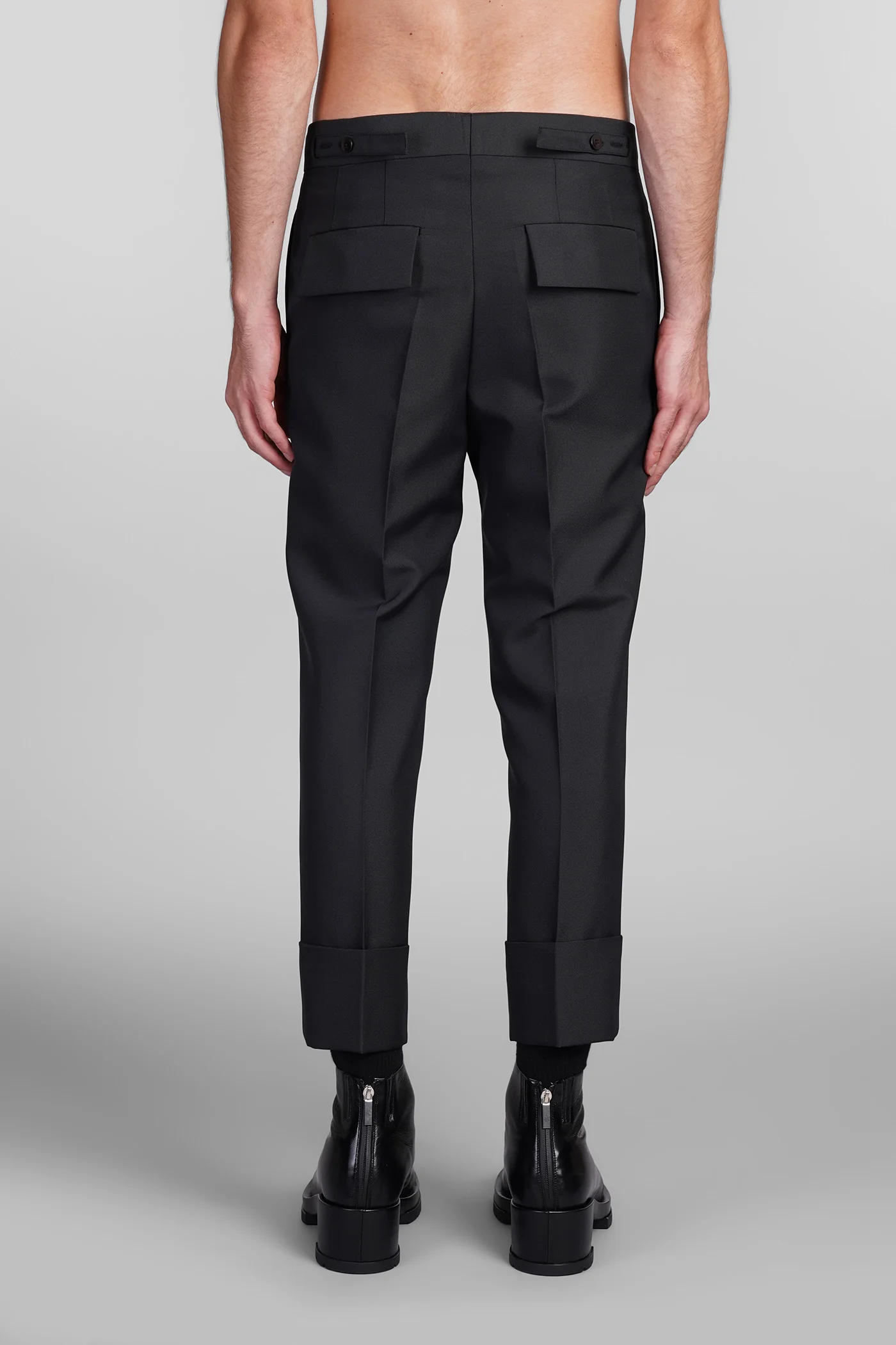 N7 Pants in black polyester - Image 3