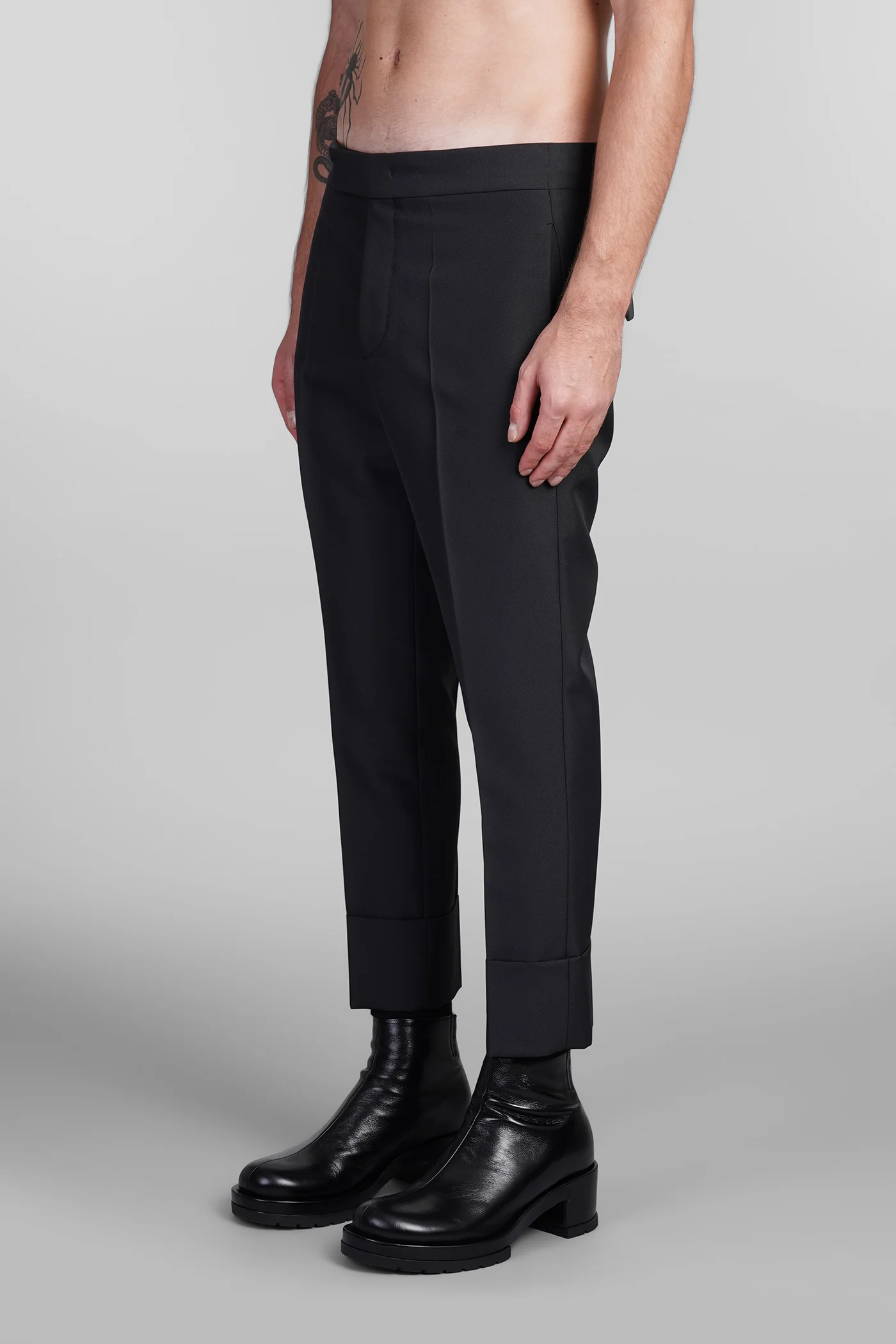 N7 Pants in black polyester - Image 4
