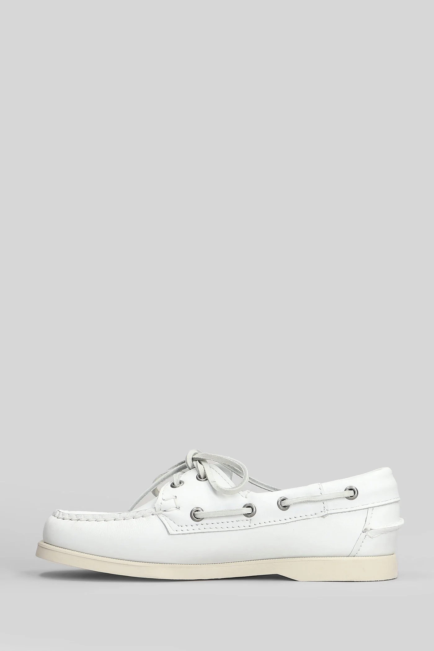 Portland Loafers in white leather - Image 3