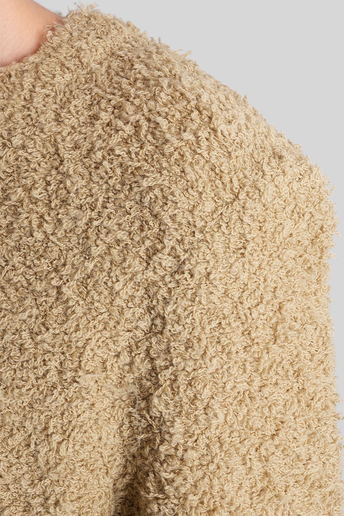 Chiara Knitwear in beige wool - Image 5