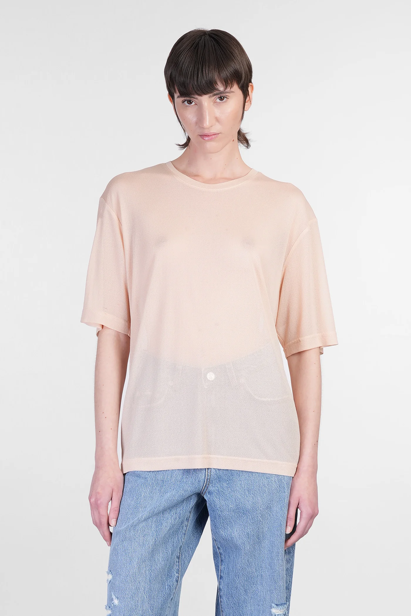 Mateo T-Shirt in beige acrylic