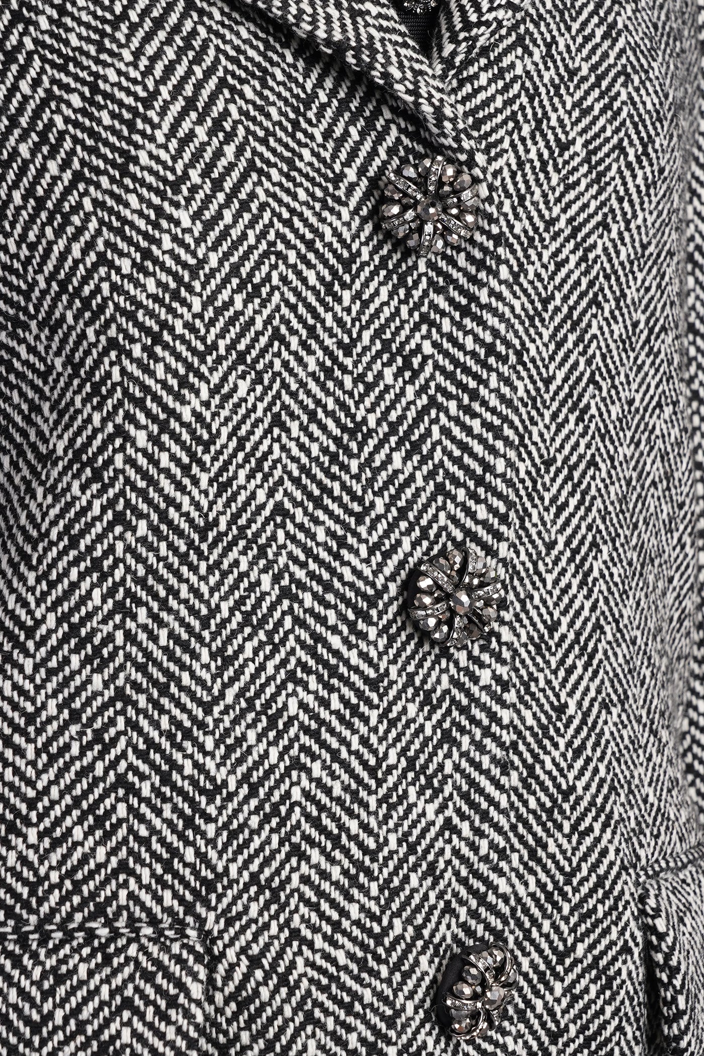 Blazer in black polyester - Image 5