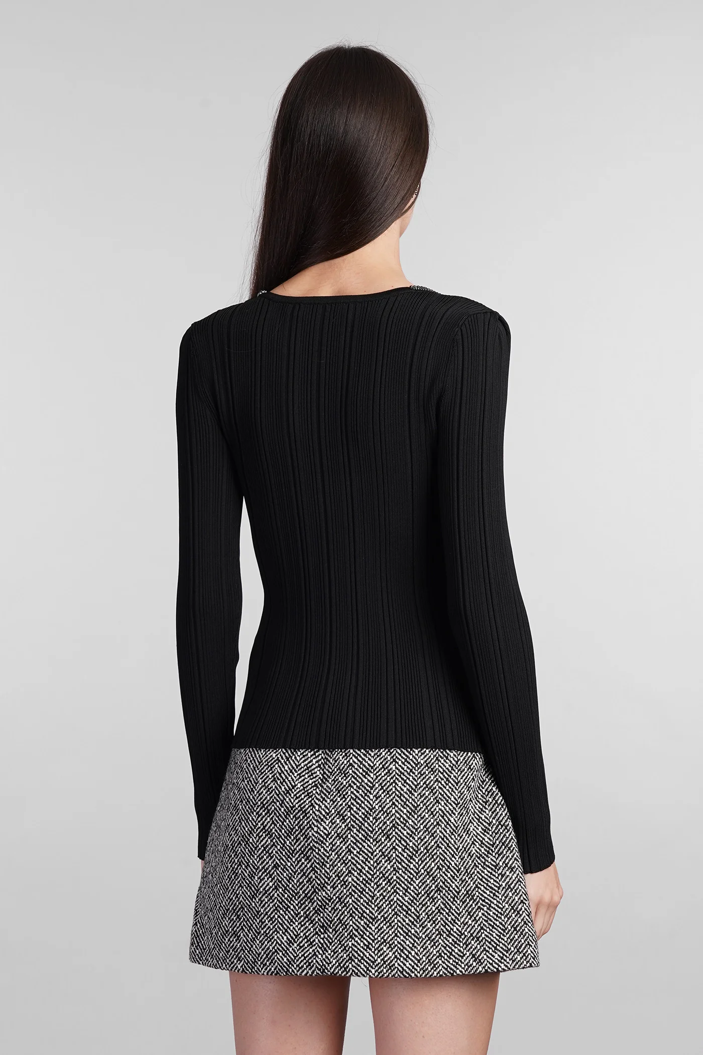 Topwear in black viscose - Image 3