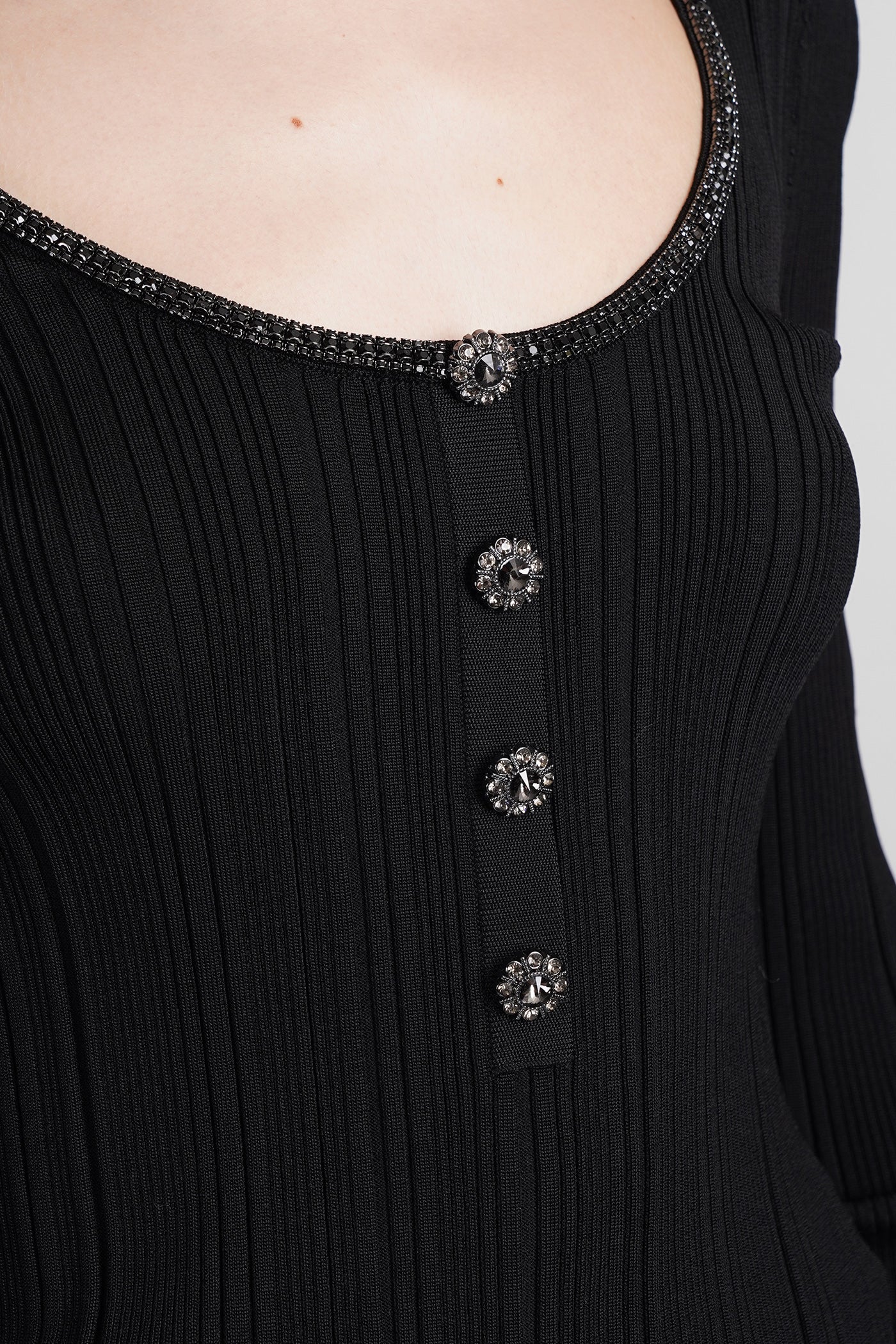 Topwear in black viscose - Image 5