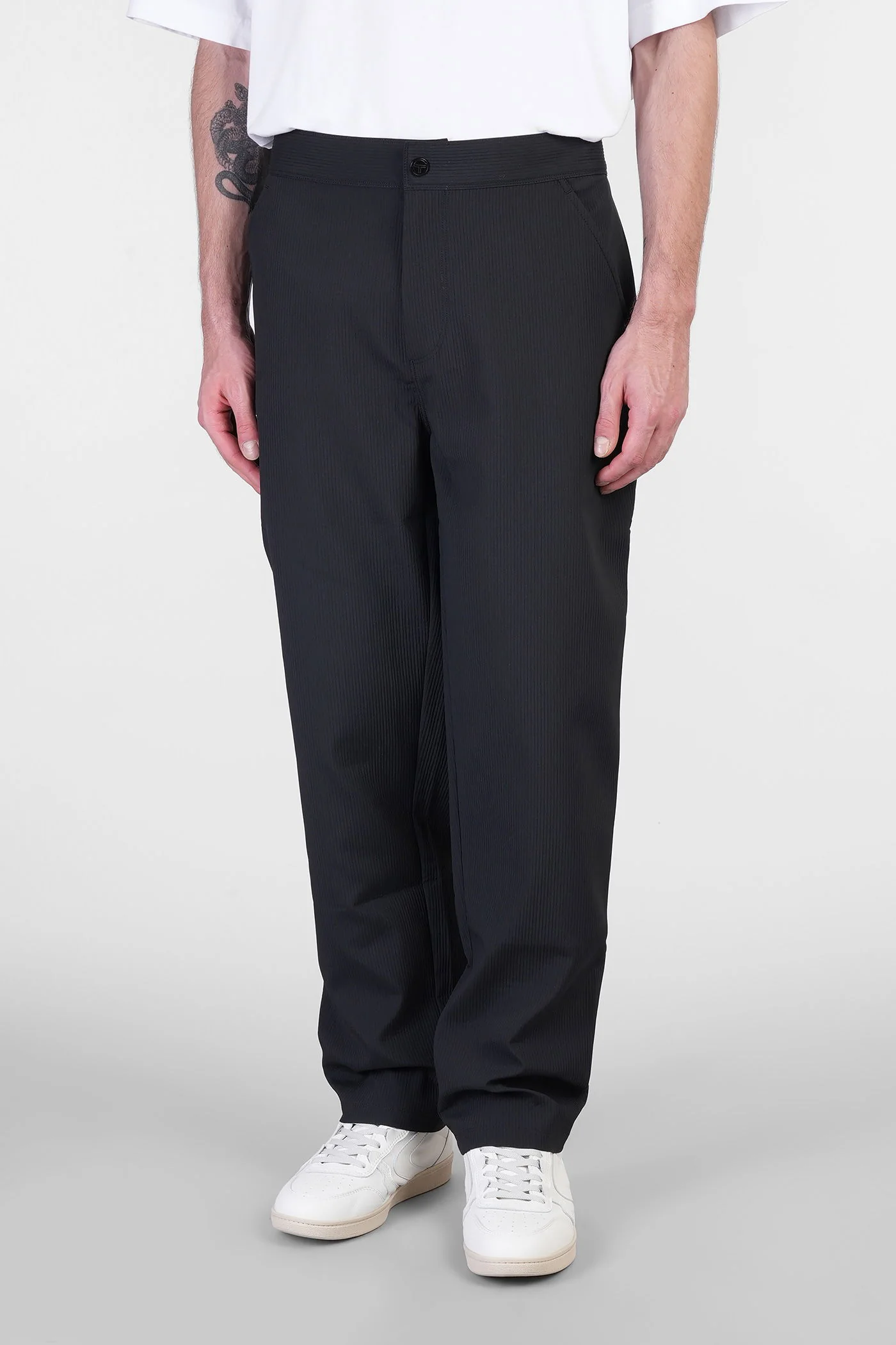 Davide Pants in black polyester