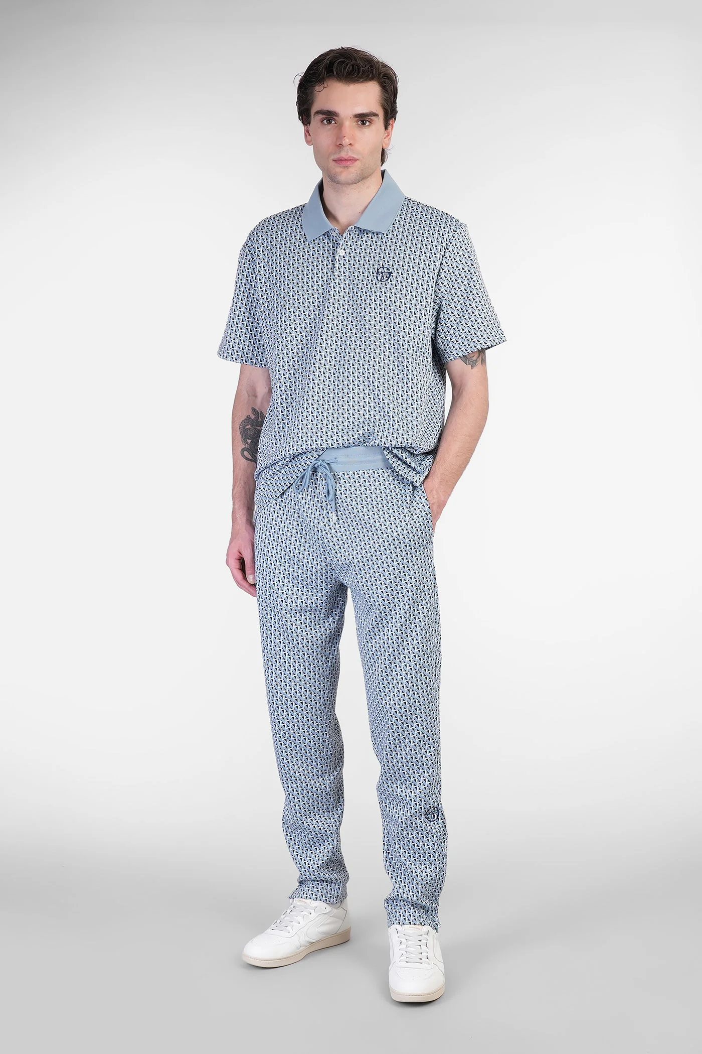 Paolo Polo in cyan polyester - Image 2