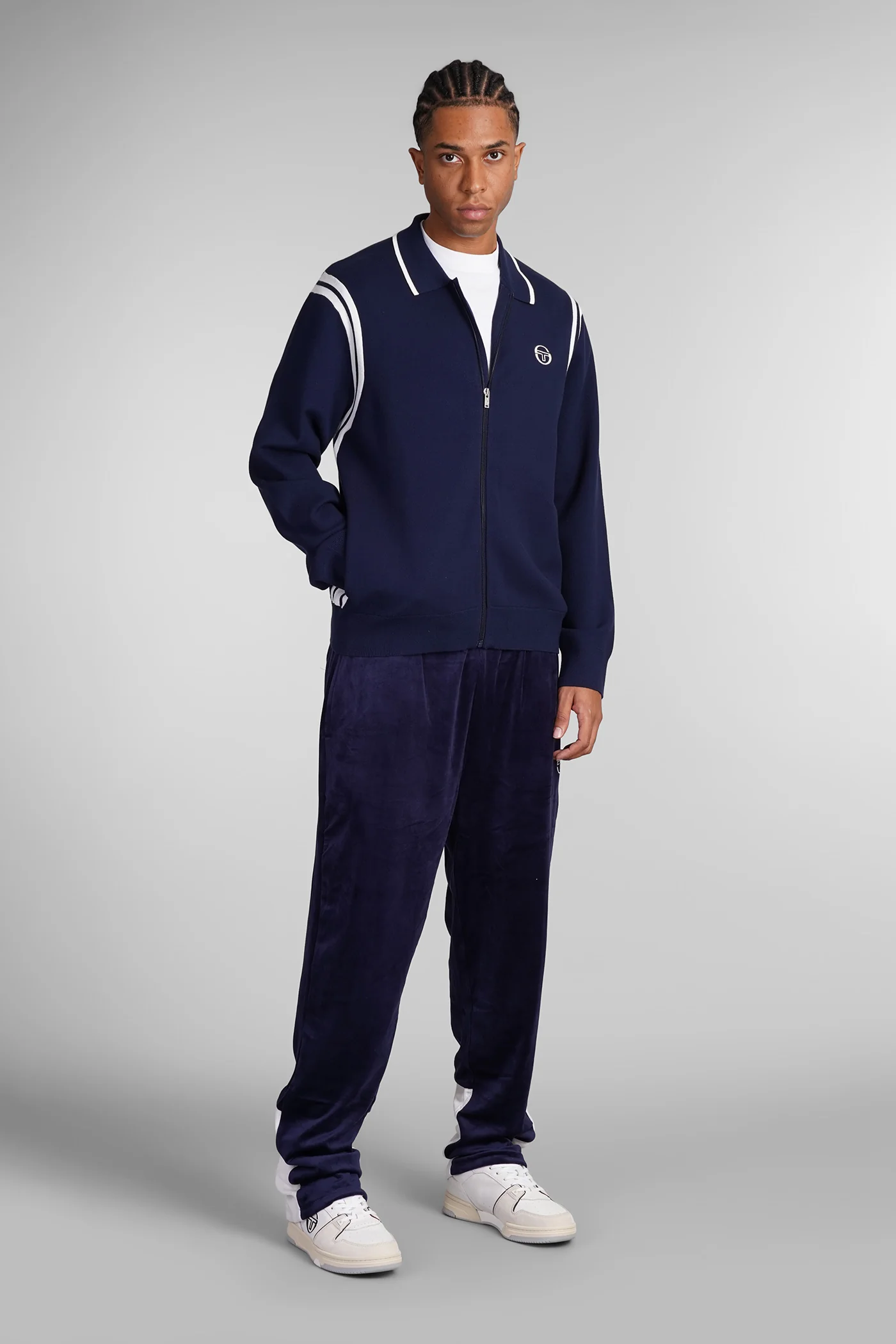Sweatshirt in blue viscose - Image 2