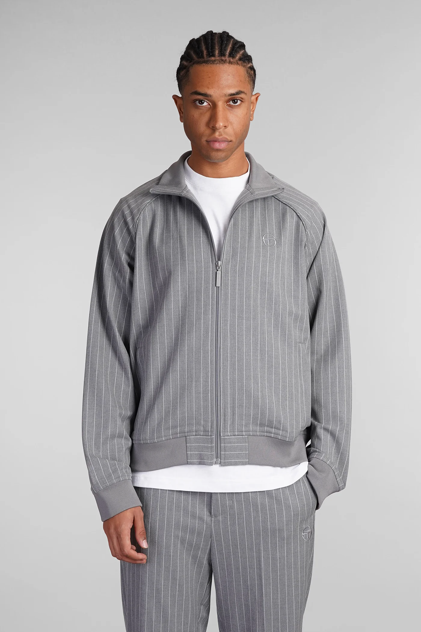 Sweatshirt in grey polyester