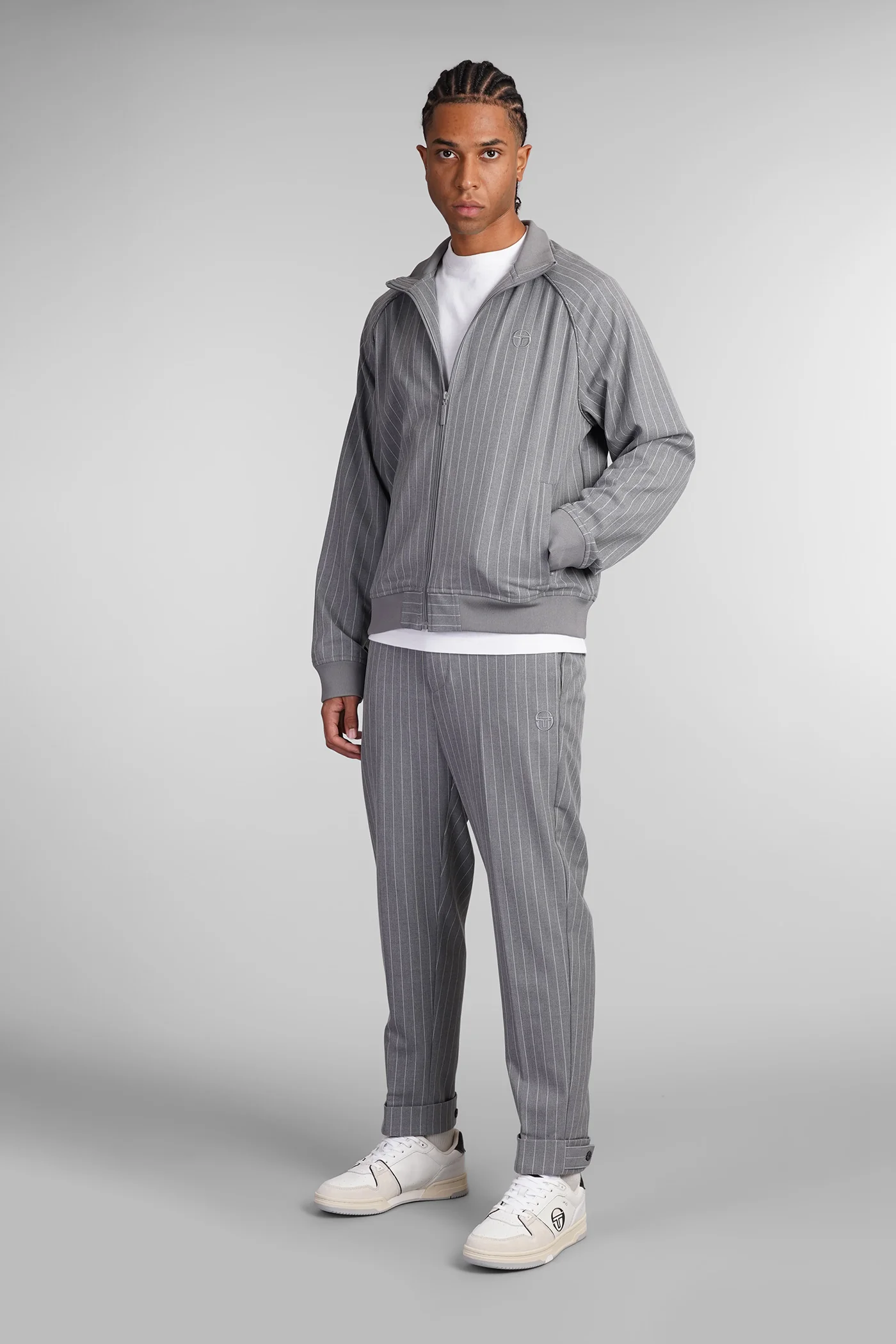 Sweatshirt in grey polyester - Image 2
