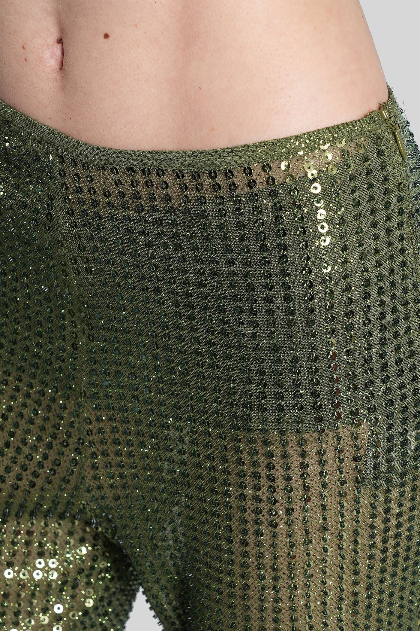 Alexium Pants in green polyester - Image 5