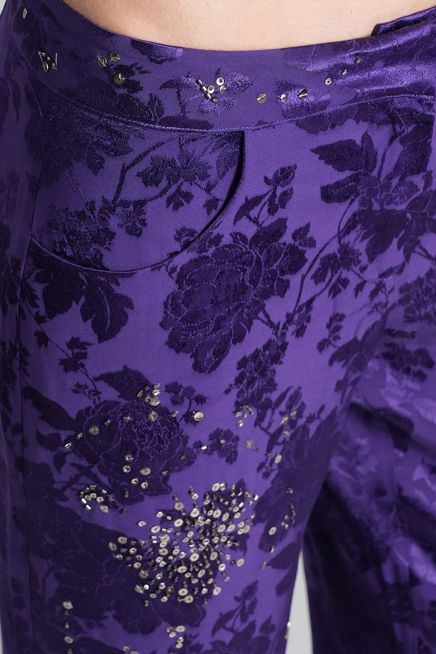 Brity Pants in Viola viscose - Image 5