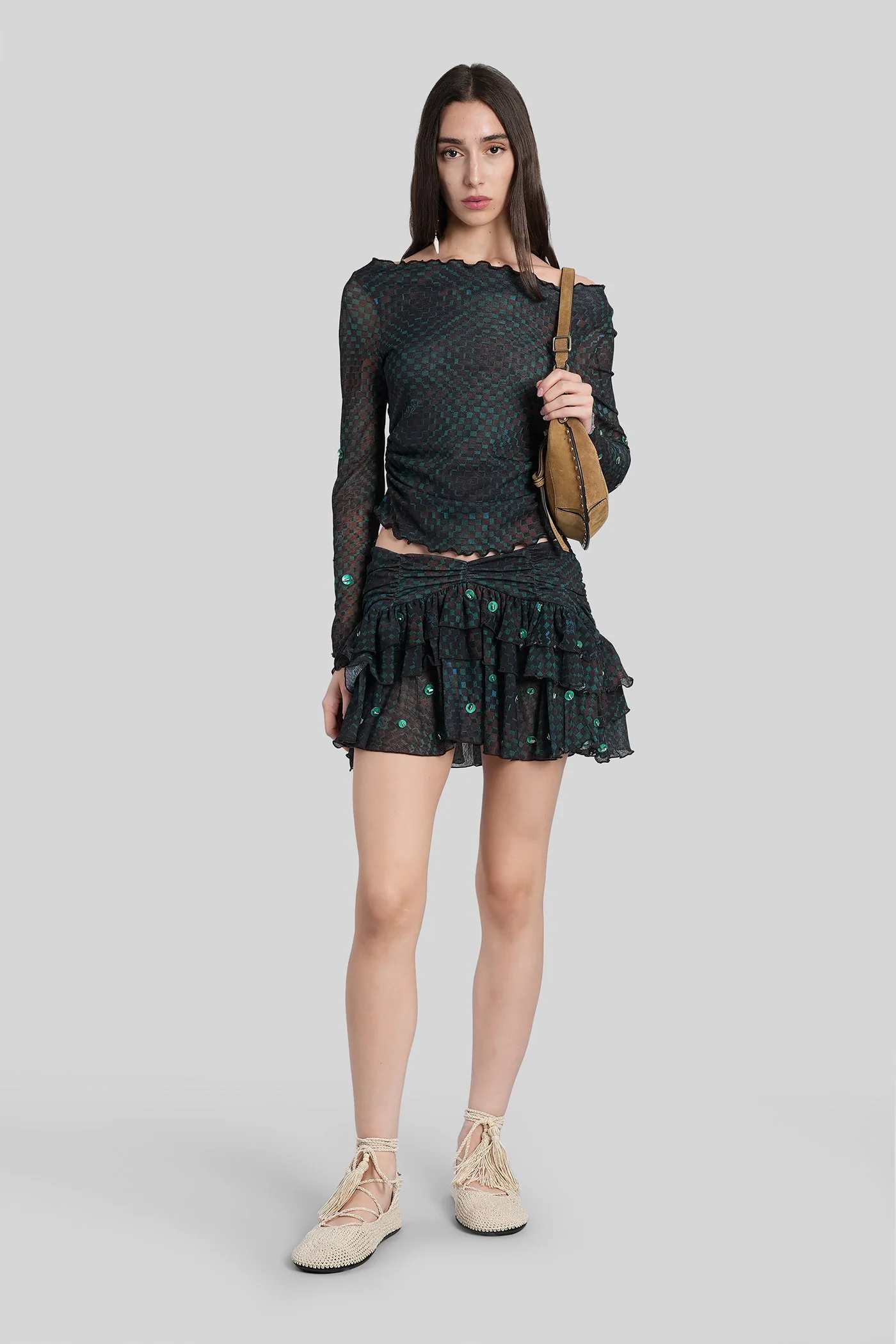 Kaia Skirt in multicolor polyester - Image 2