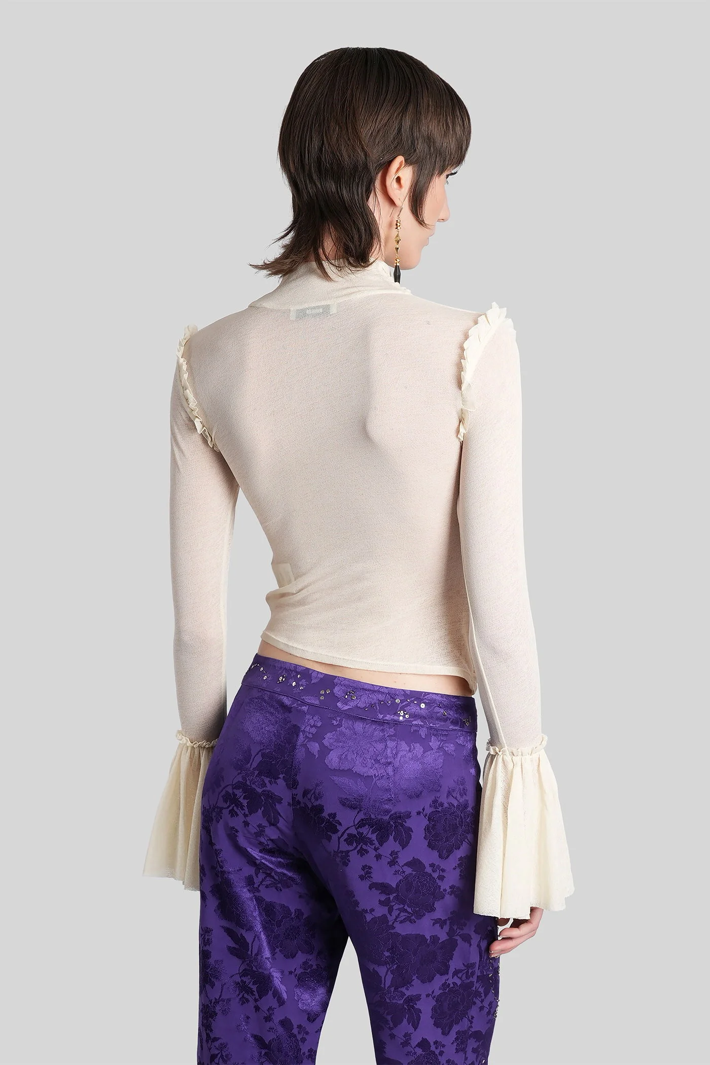 Luna Topwear in beige polyester - Image 3
