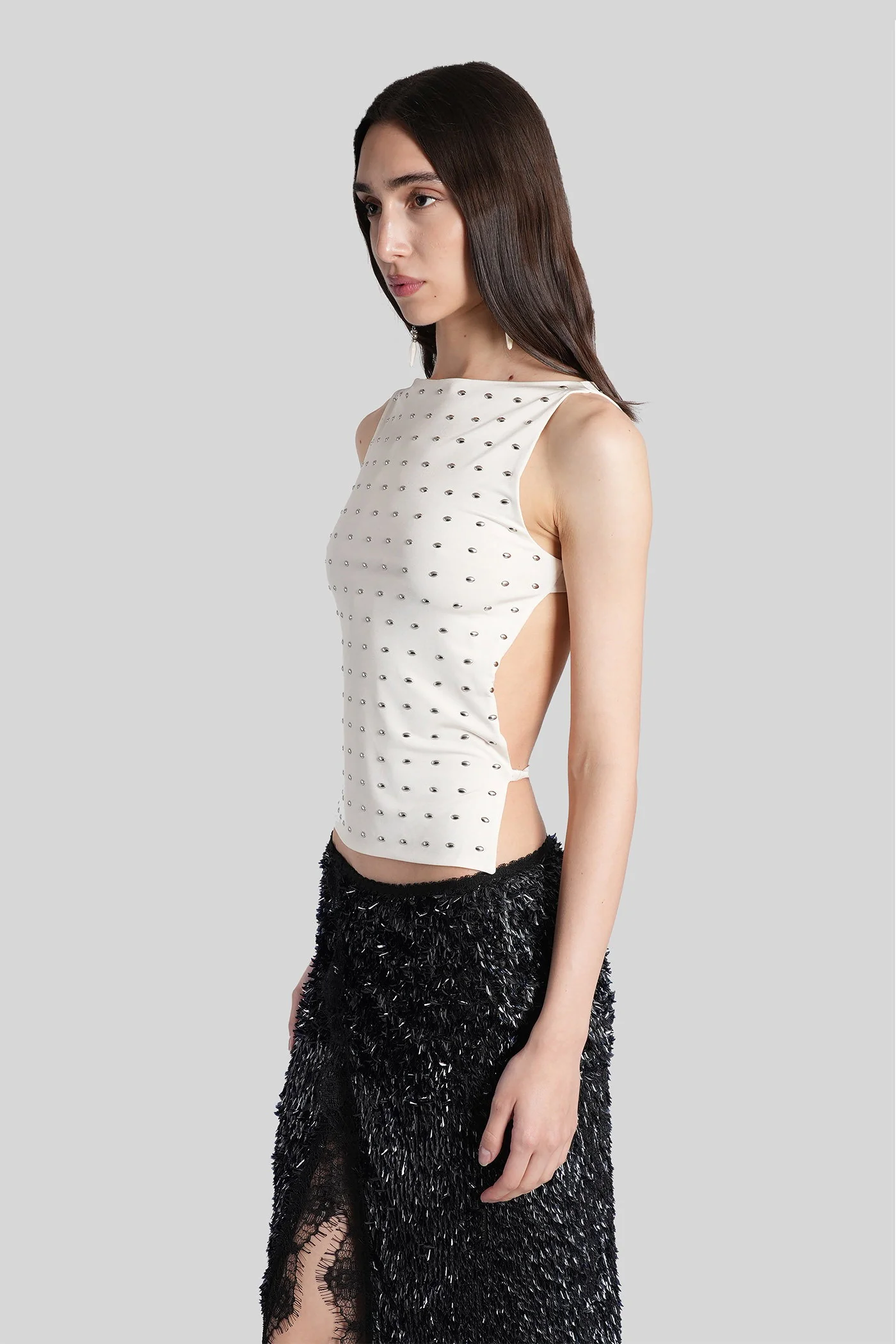 Zelena Topwear in beige polyester - Image 4