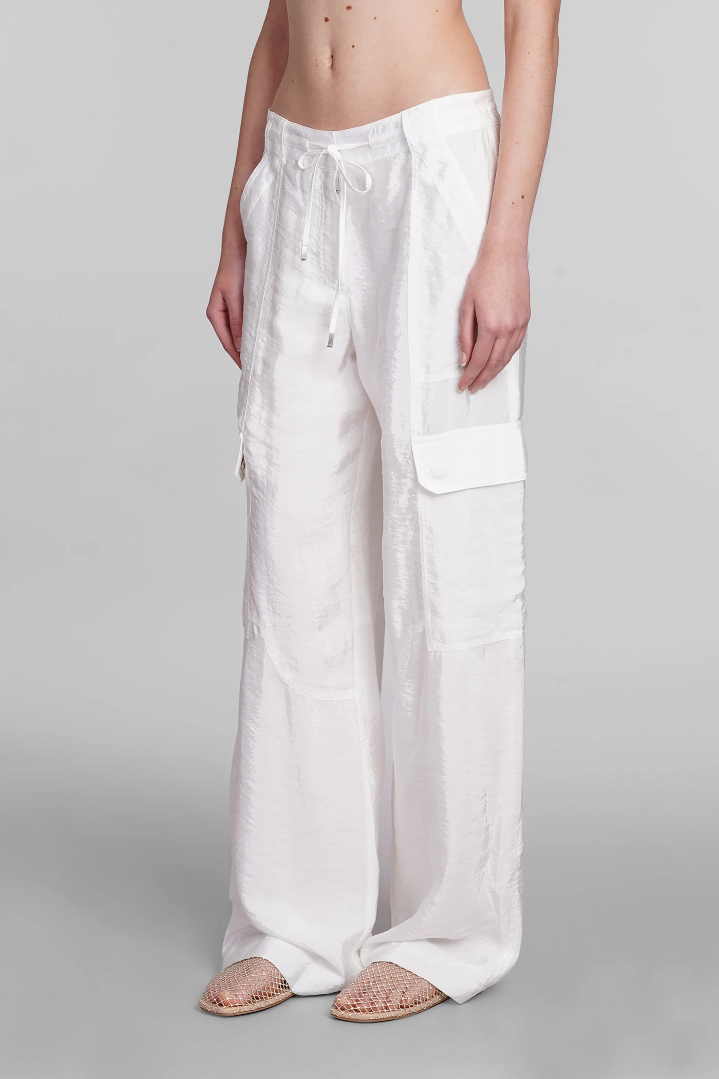 Aurora Pants in white Rayon - Image 4