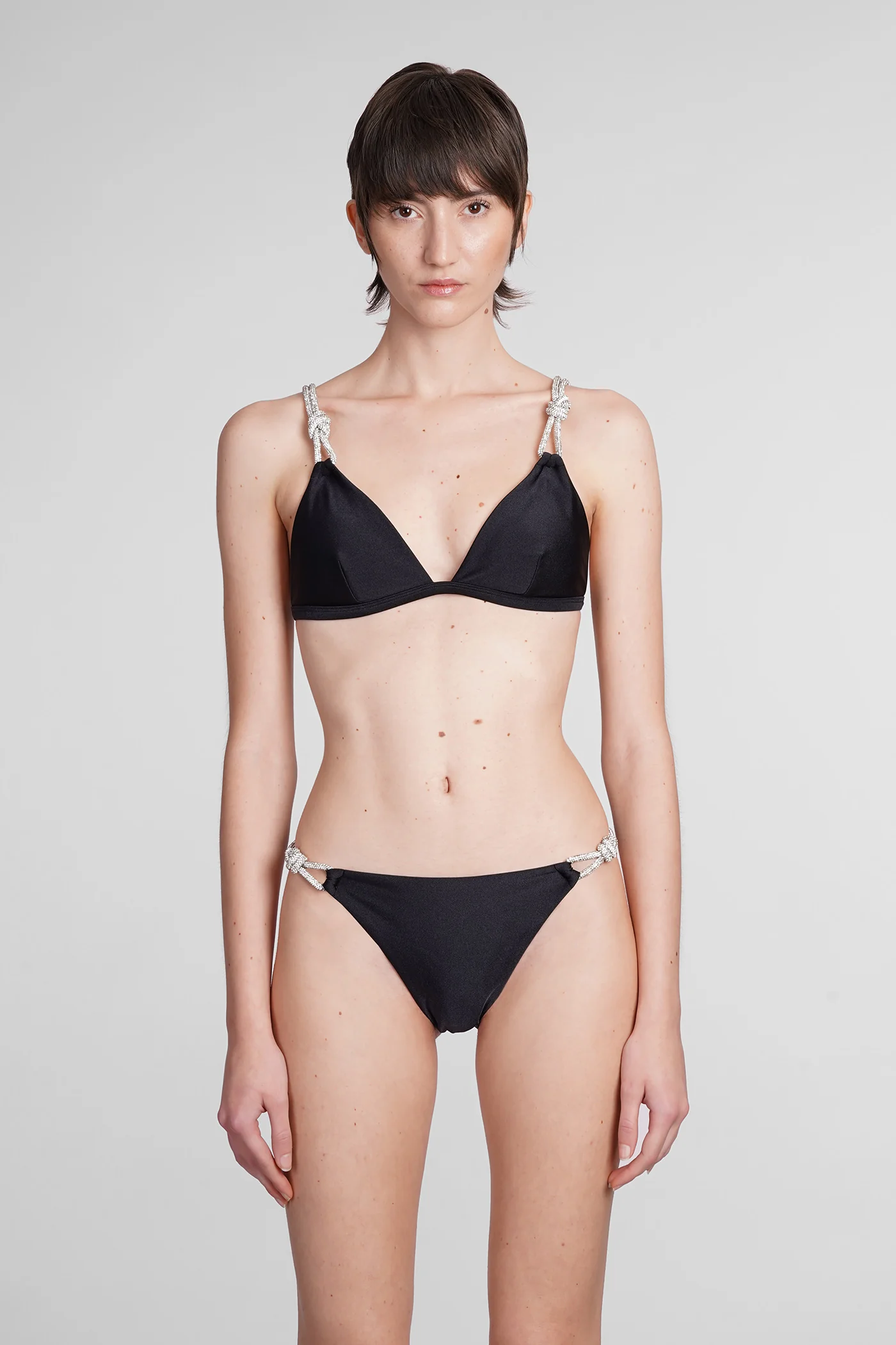 Beachwear in black polyamide