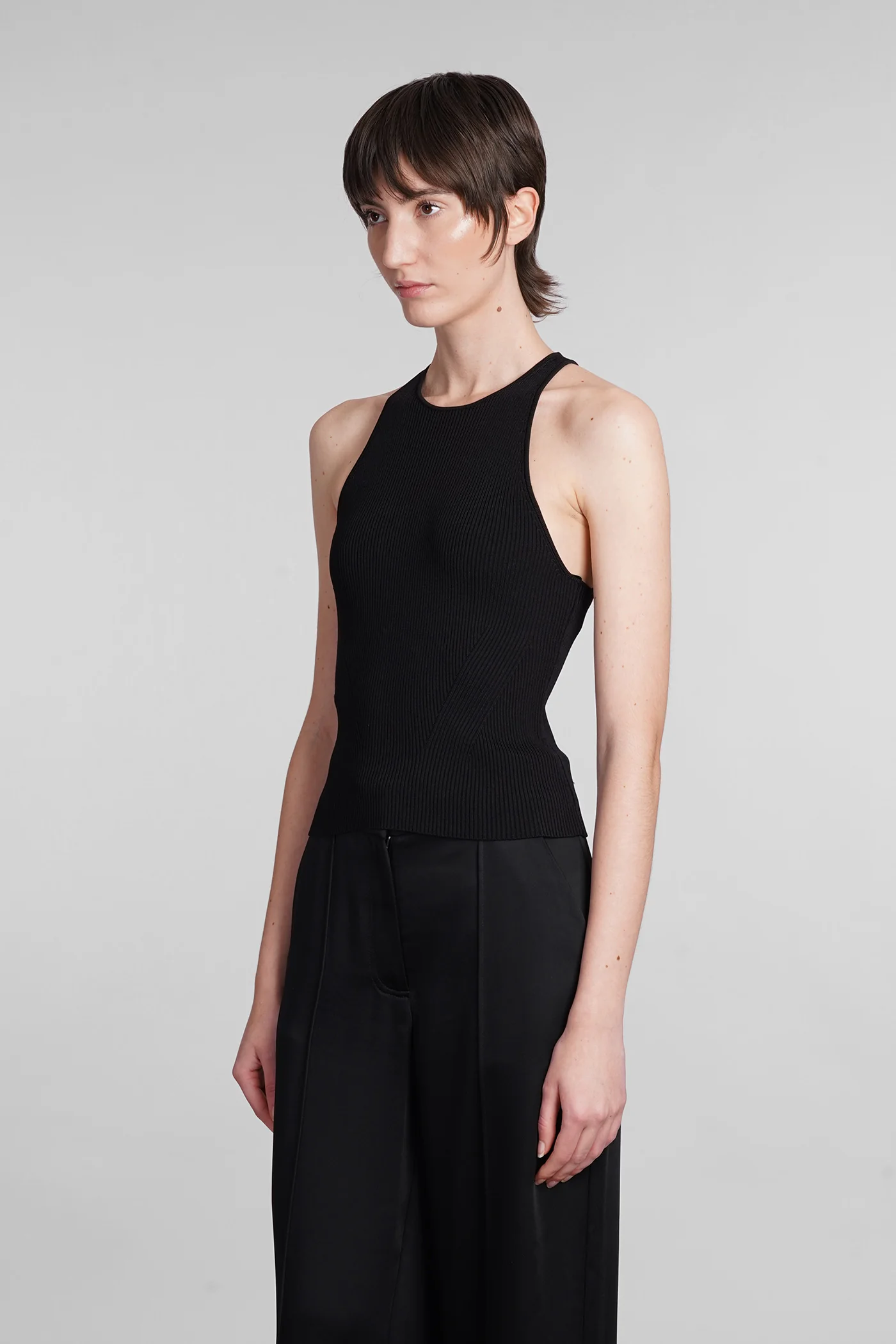 Reza Topwear in black Rayon - Image 4