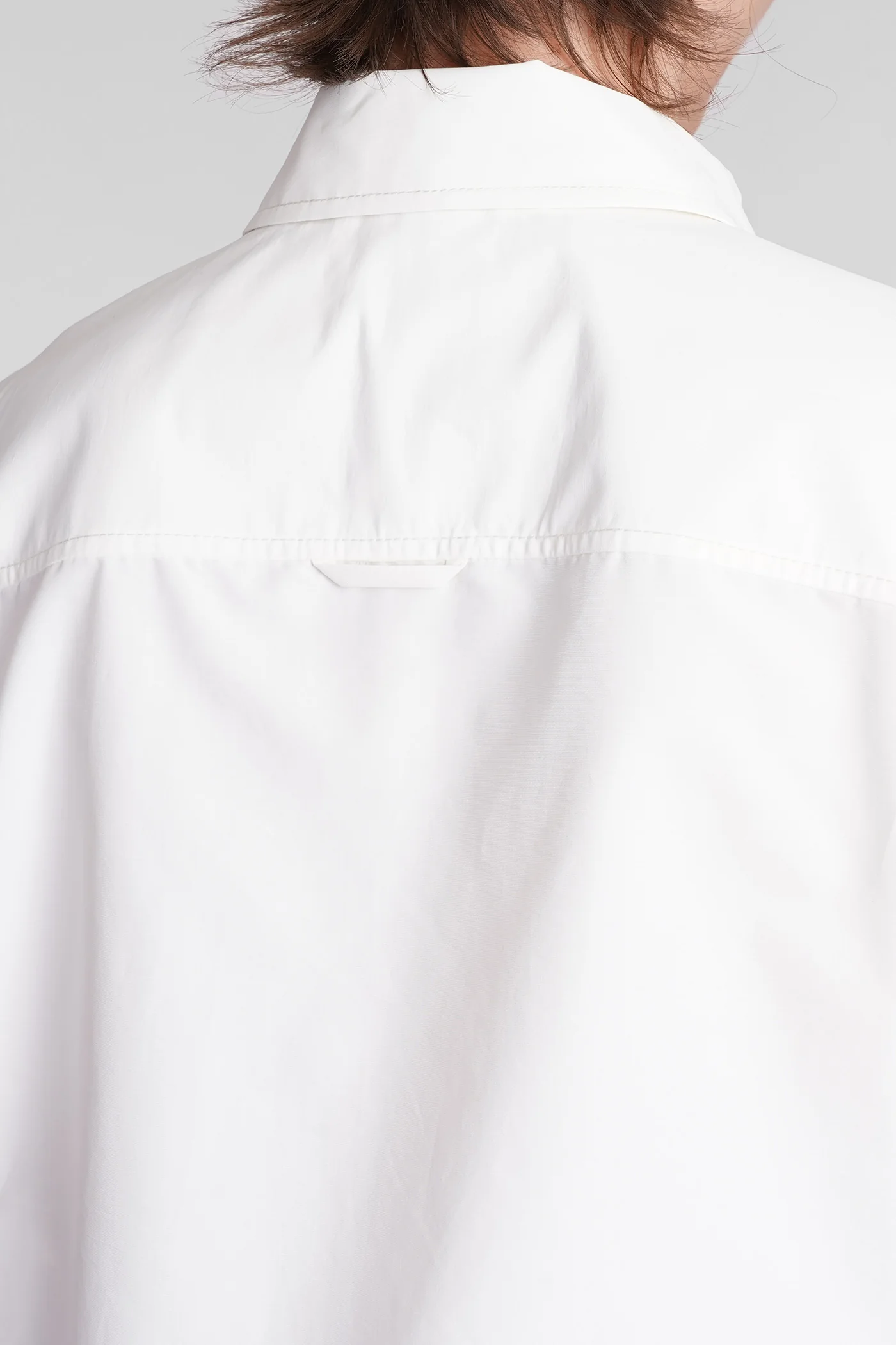 Ryett Shirt in white cotton - Image 5