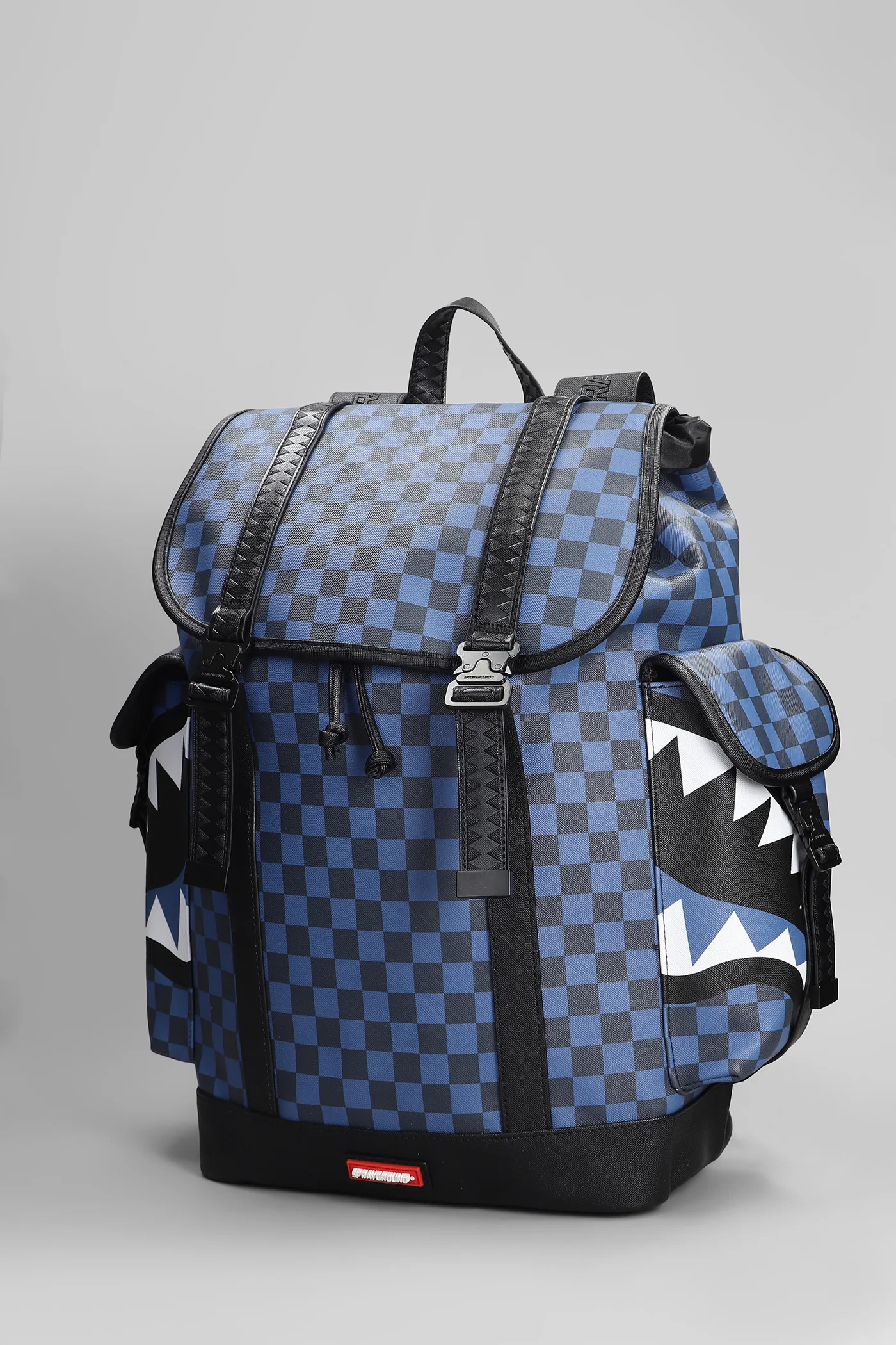 Backpack in blue PVC - Image 2
