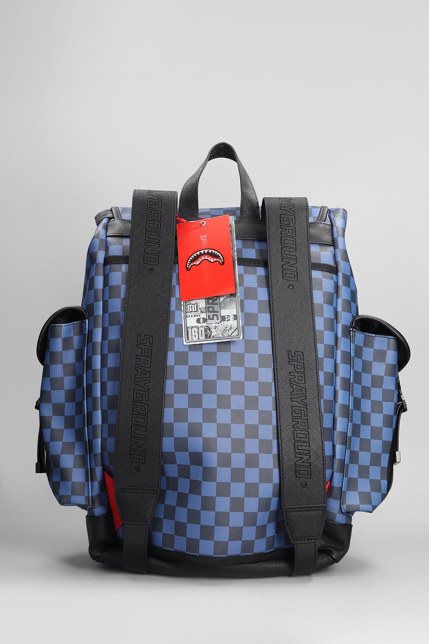 Backpack in blue PVC - Image 3